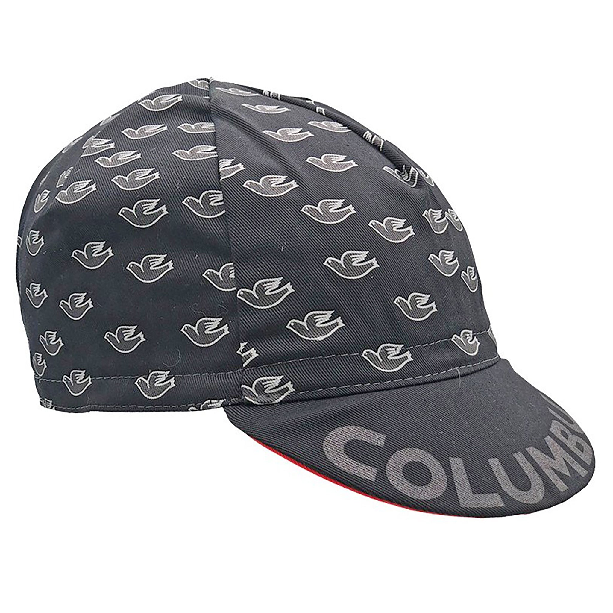 Columbus Cycling Cap, Doves, Black-0