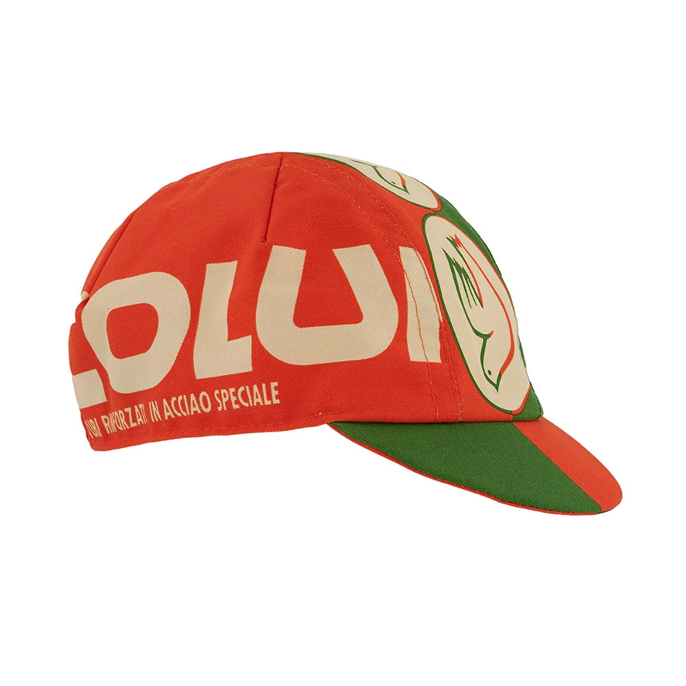 Columbus Cycling Cap, Green Box, Green/Orange-0