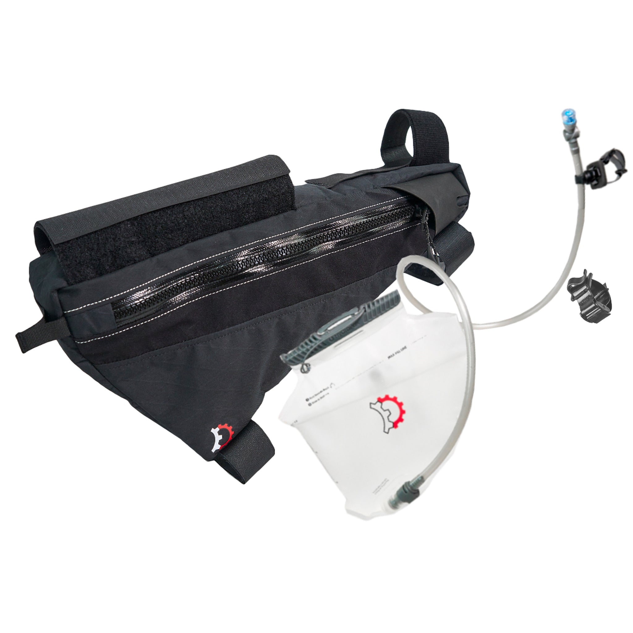 Revelate Designs Choss Frame Bag Hydration Bundle, Large, Black  NLA-0