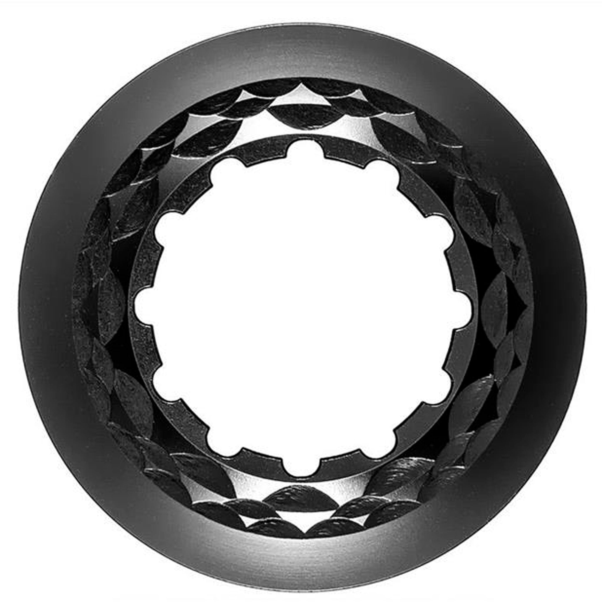 Absolute Black Center Lock Rotor Lockring, Black-0