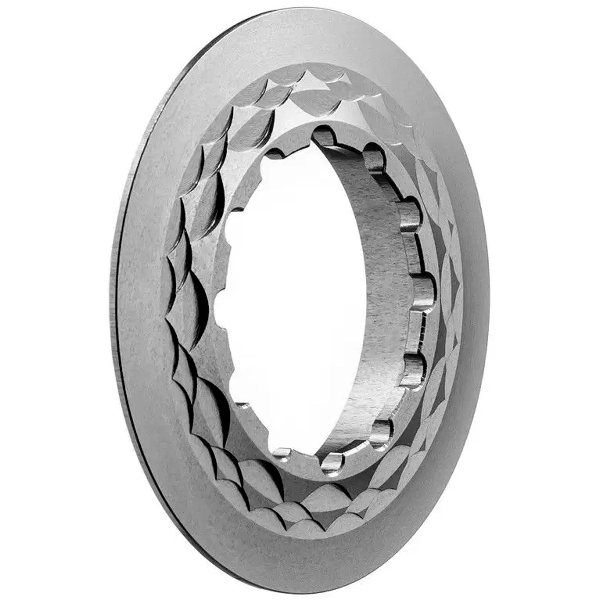 Absolute Black Center Lock Rotor Lockring, Titanium-0