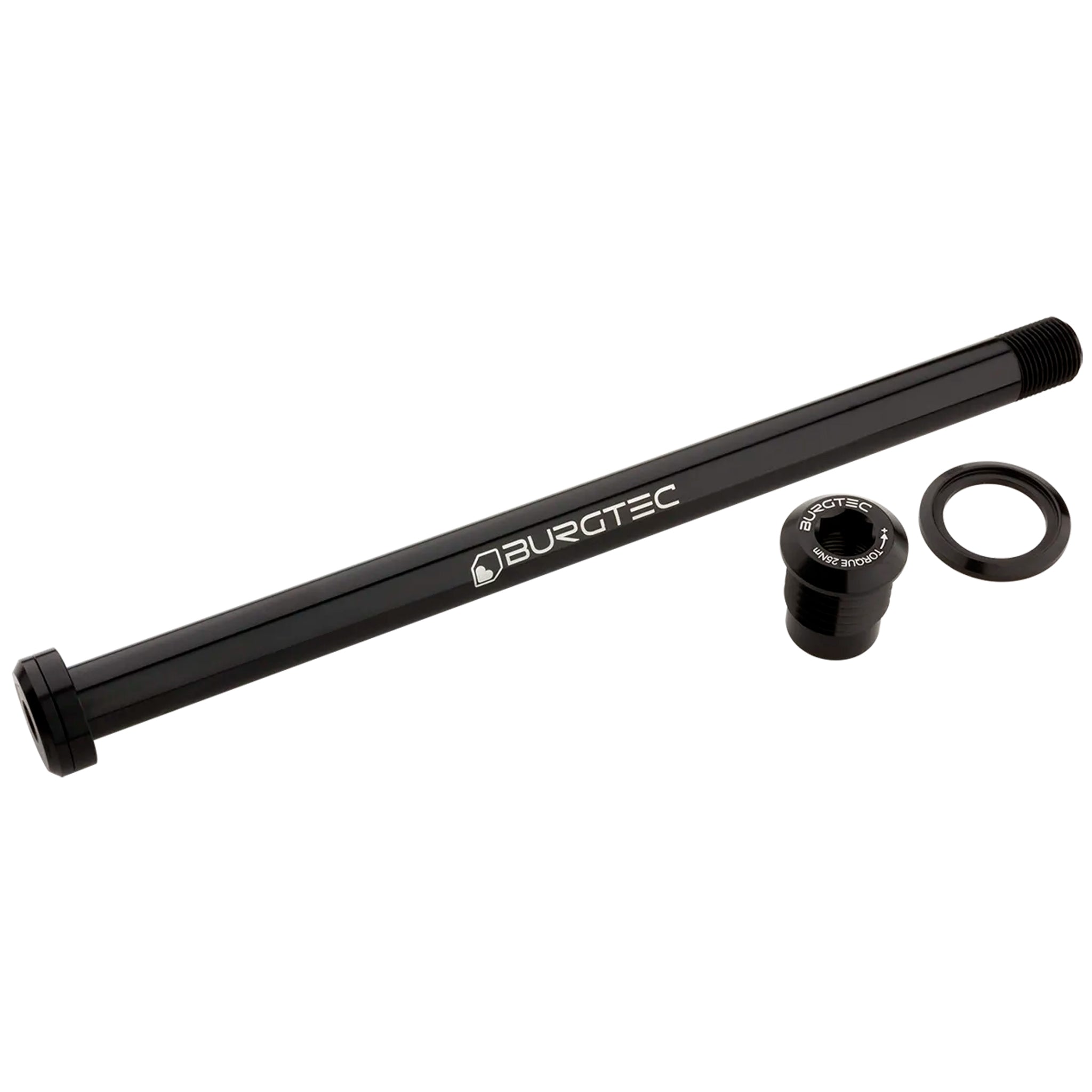 Burgtec 180mm x 12mm 1.00mm Pitch Rear Axle, Burgtec Black-0
