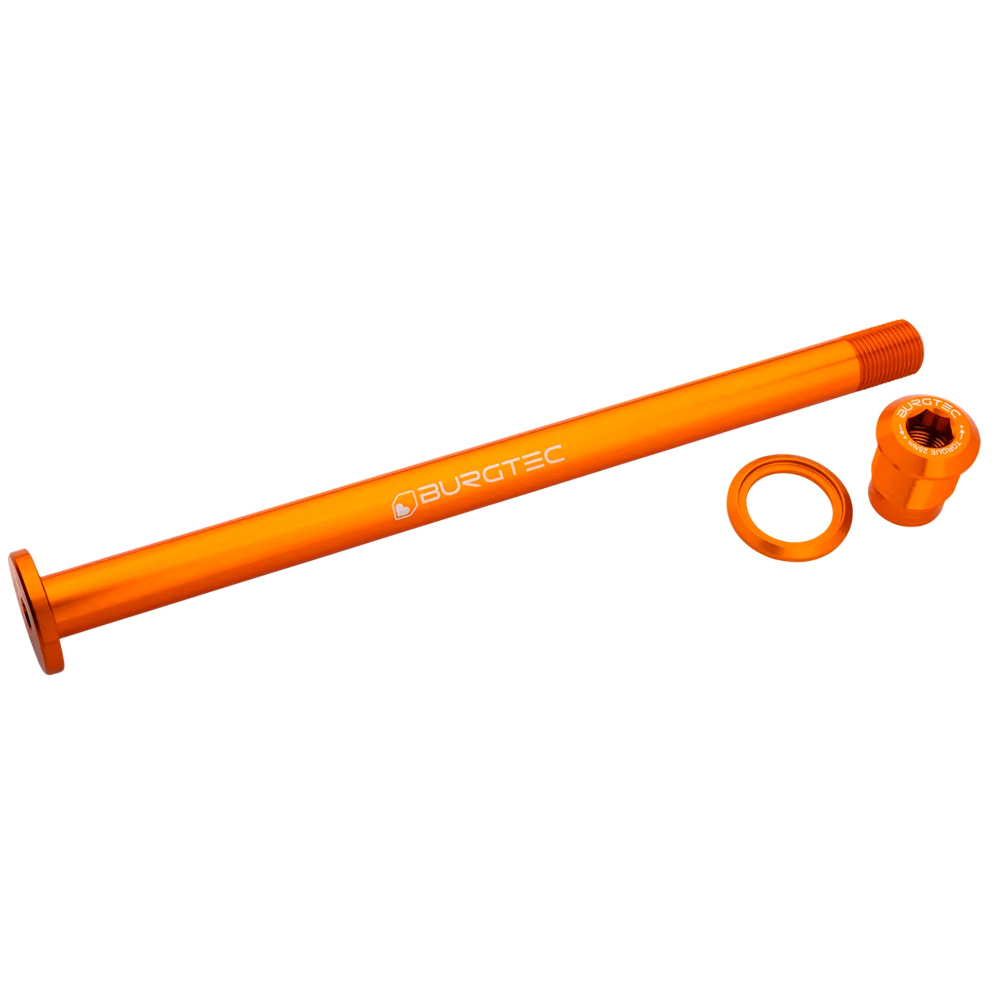 Burgtec Evil 183.5mm UDH Rear Axle, Iron Bro Orange-0