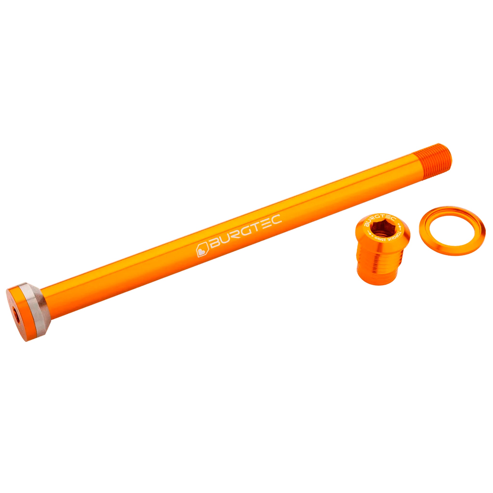 Burgtec Transition 175mm UDH Rear Axle, Iron Bro Orange-0