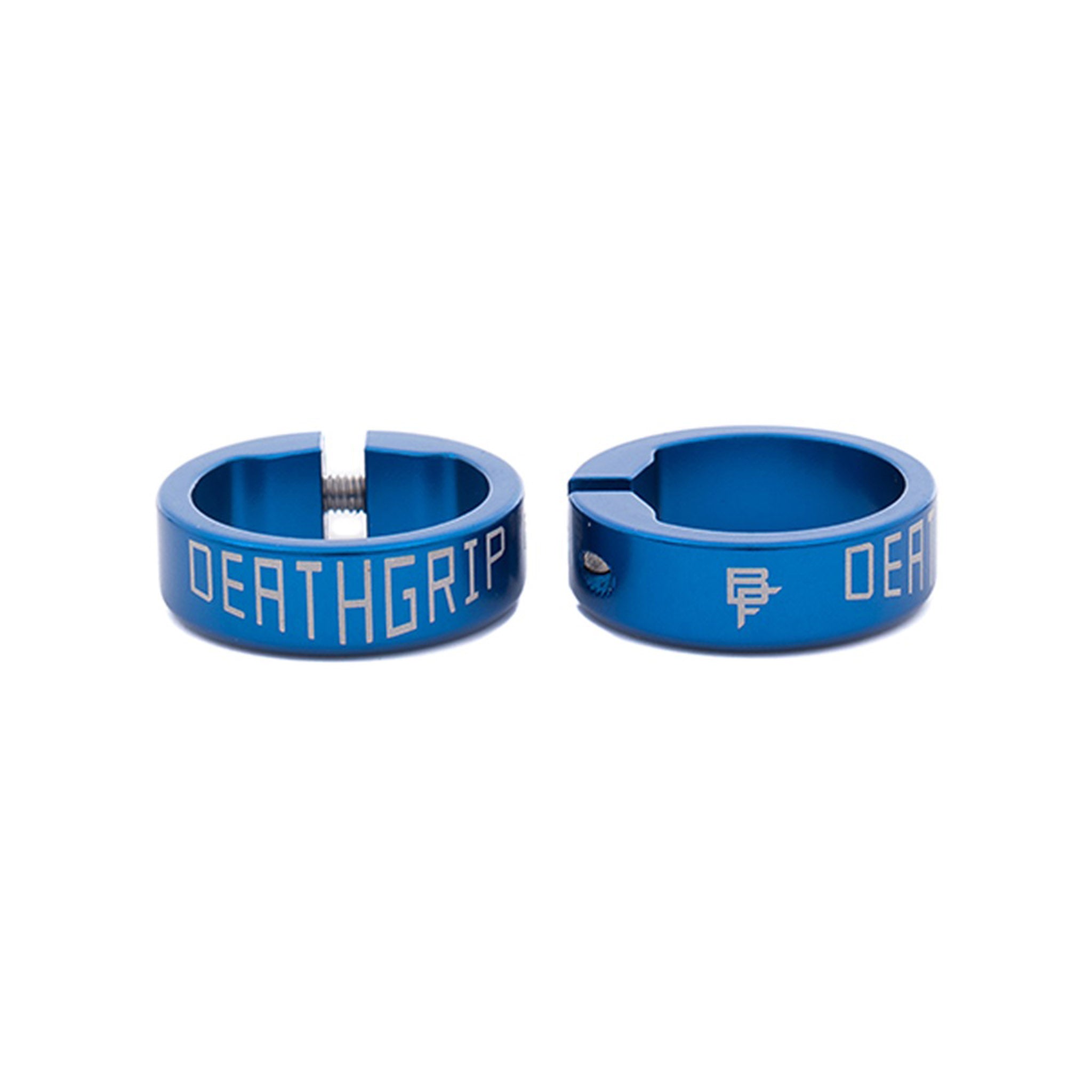 DMR Brendog DeathGrip Clamps, Blue-0