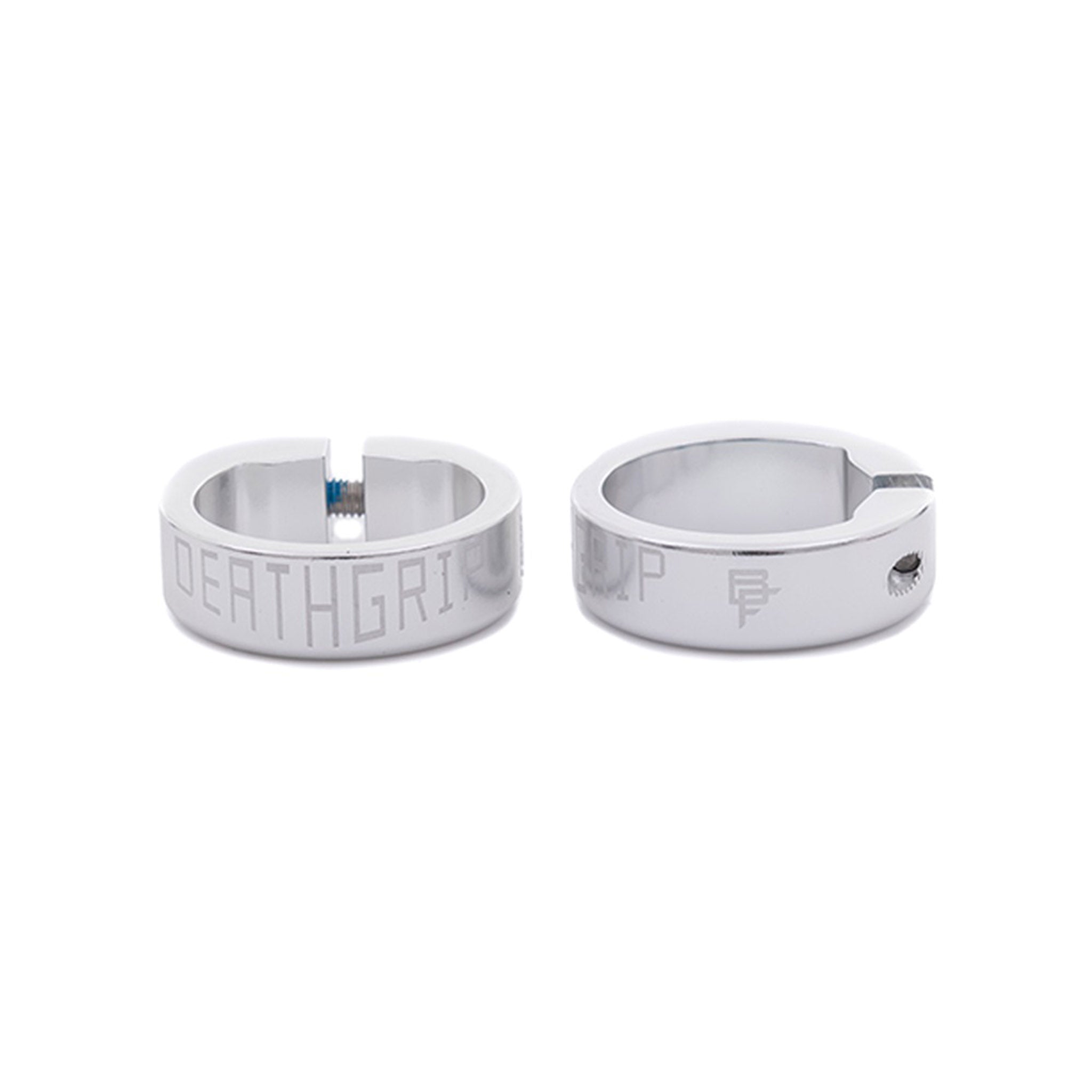 DMR Brendog DeathGrip Clamps, Silver-0
