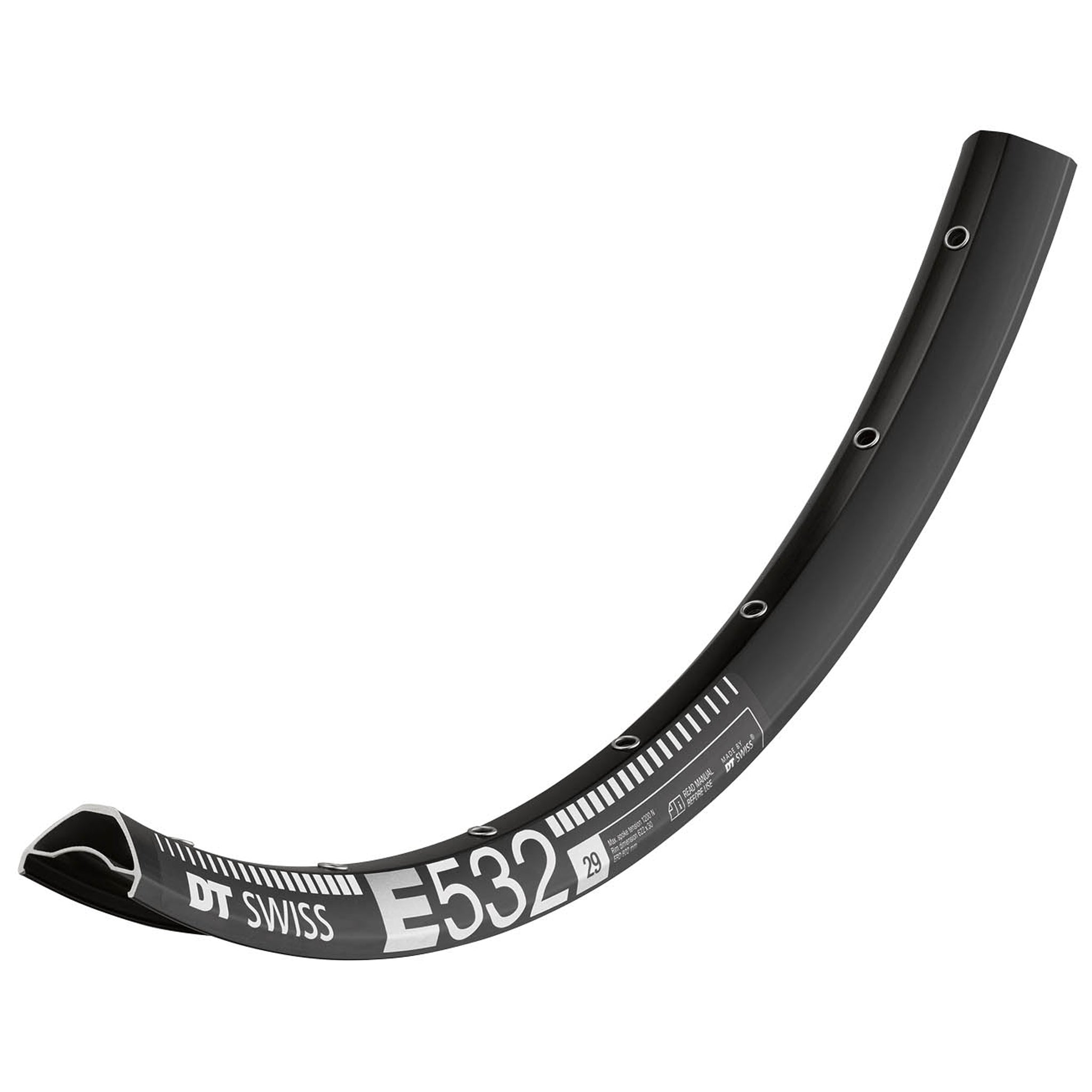 DT Swiss E 532 Tubeless Ready 29" Disc Rim, 32h, Black-0