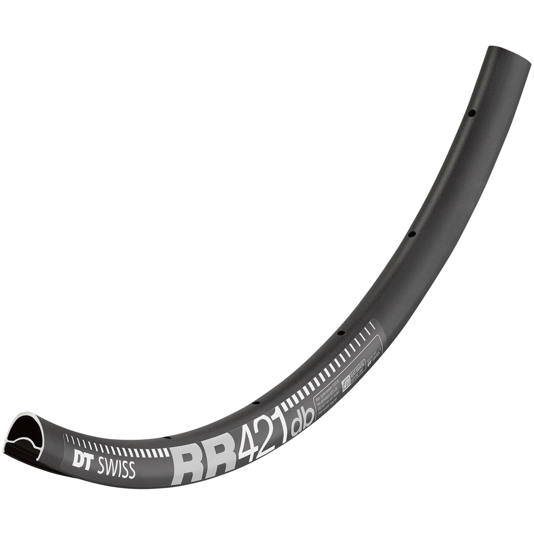 DT Swiss RR 421 Tubeless Ready 700c Disc Rim, 32h, Black  NLS-0