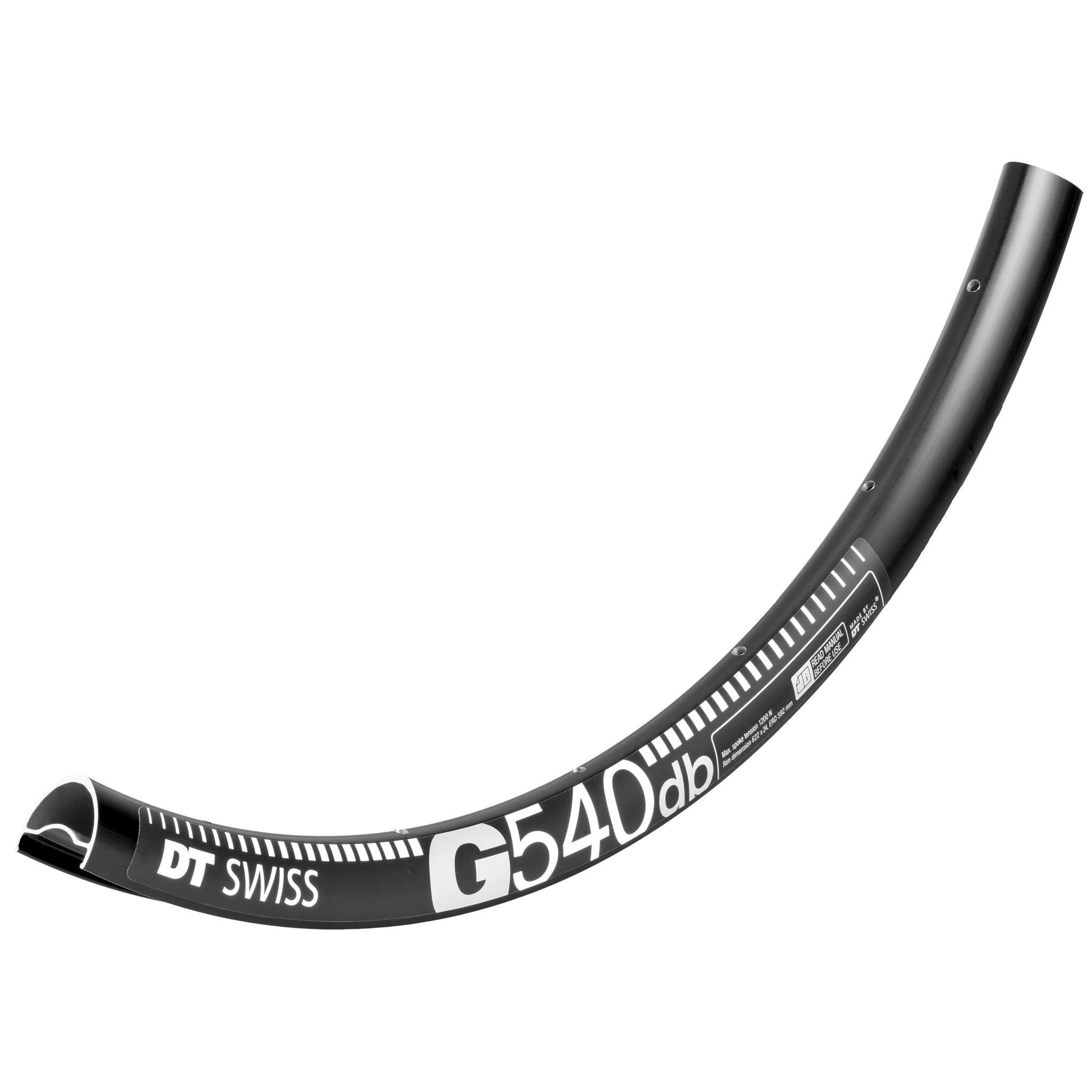 DT Swiss G 540 Tubeless Ready 700c Disc Rim, 32h, Black-0