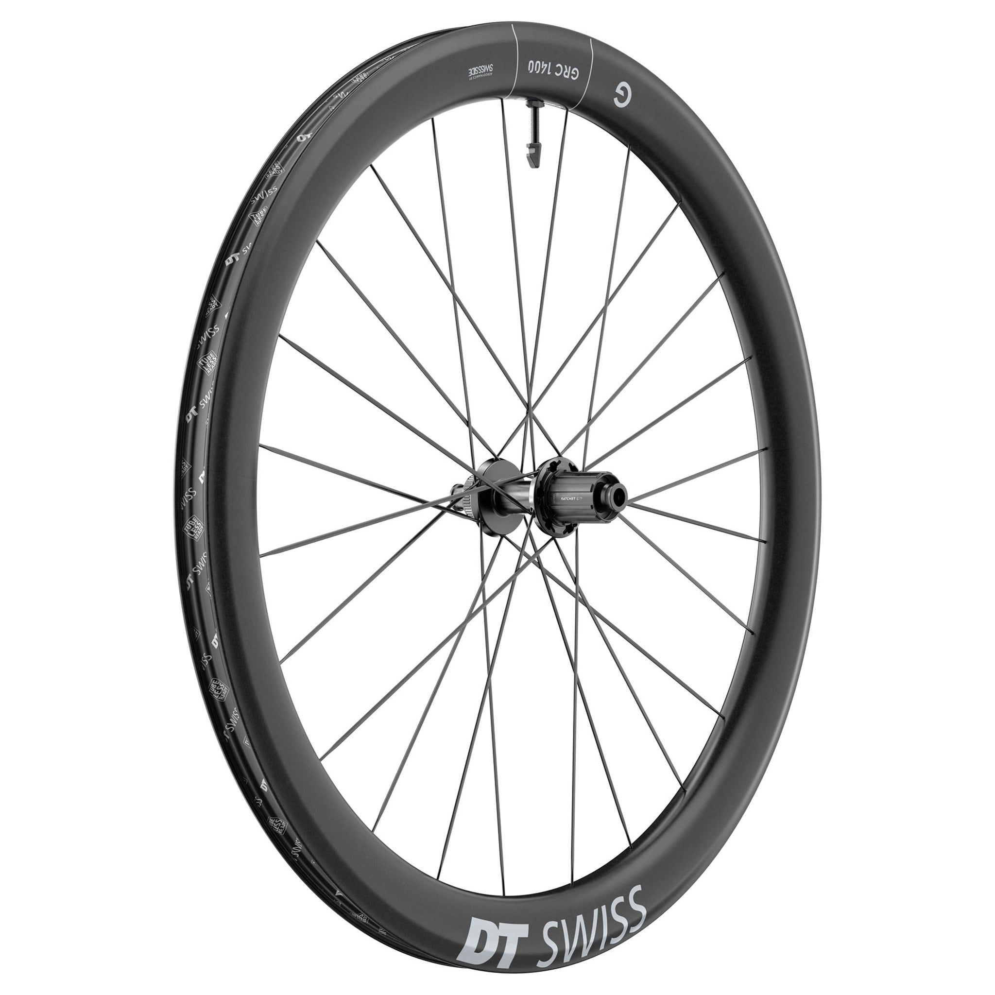 DT Swiss GRC 1400 Dicut 50 db Rear Wheel, 700c,12x142-0