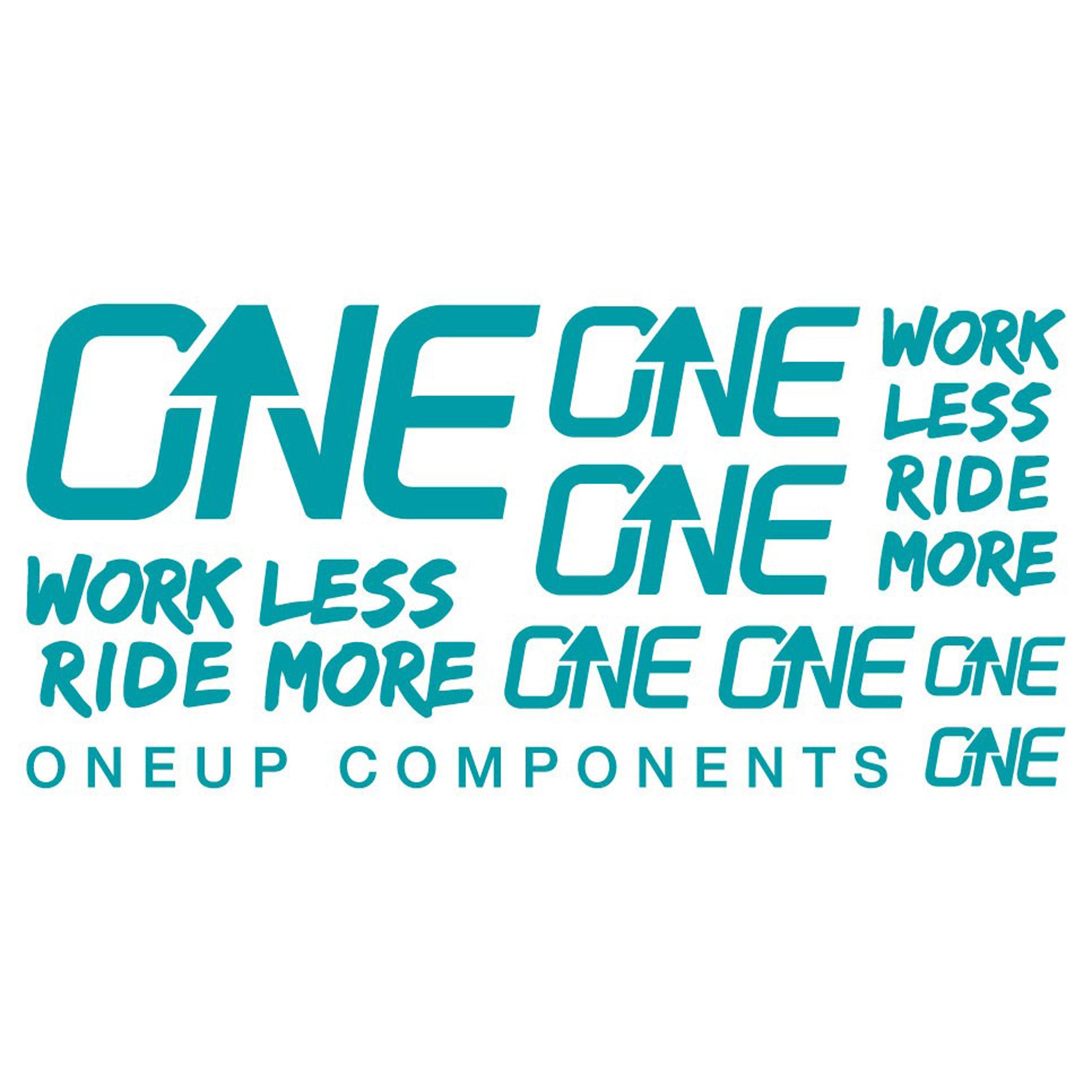 OneUp Components Riser Bar Decal Kit, Turquoise-0