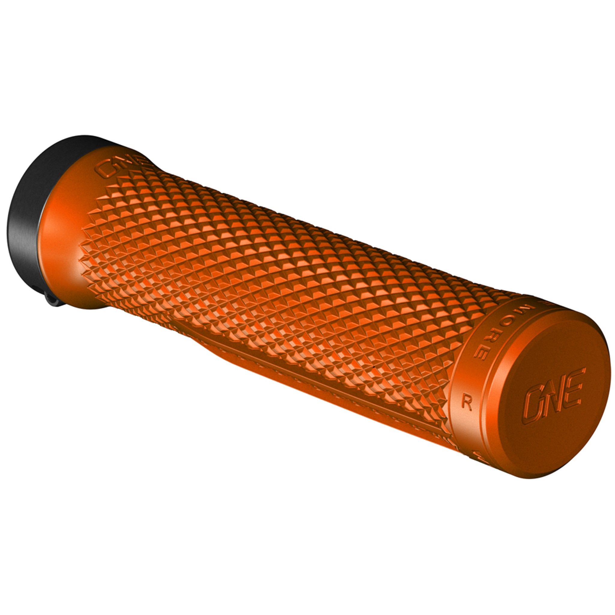 OneUp Components Lock-On Grips, Orange-0