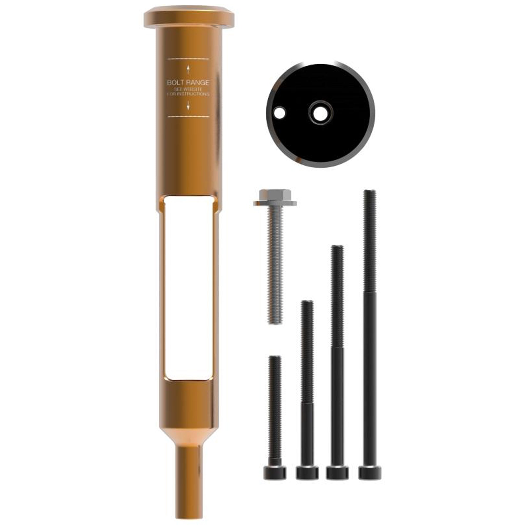 OneUp Components EDC Threadless Carrier, Orange-0