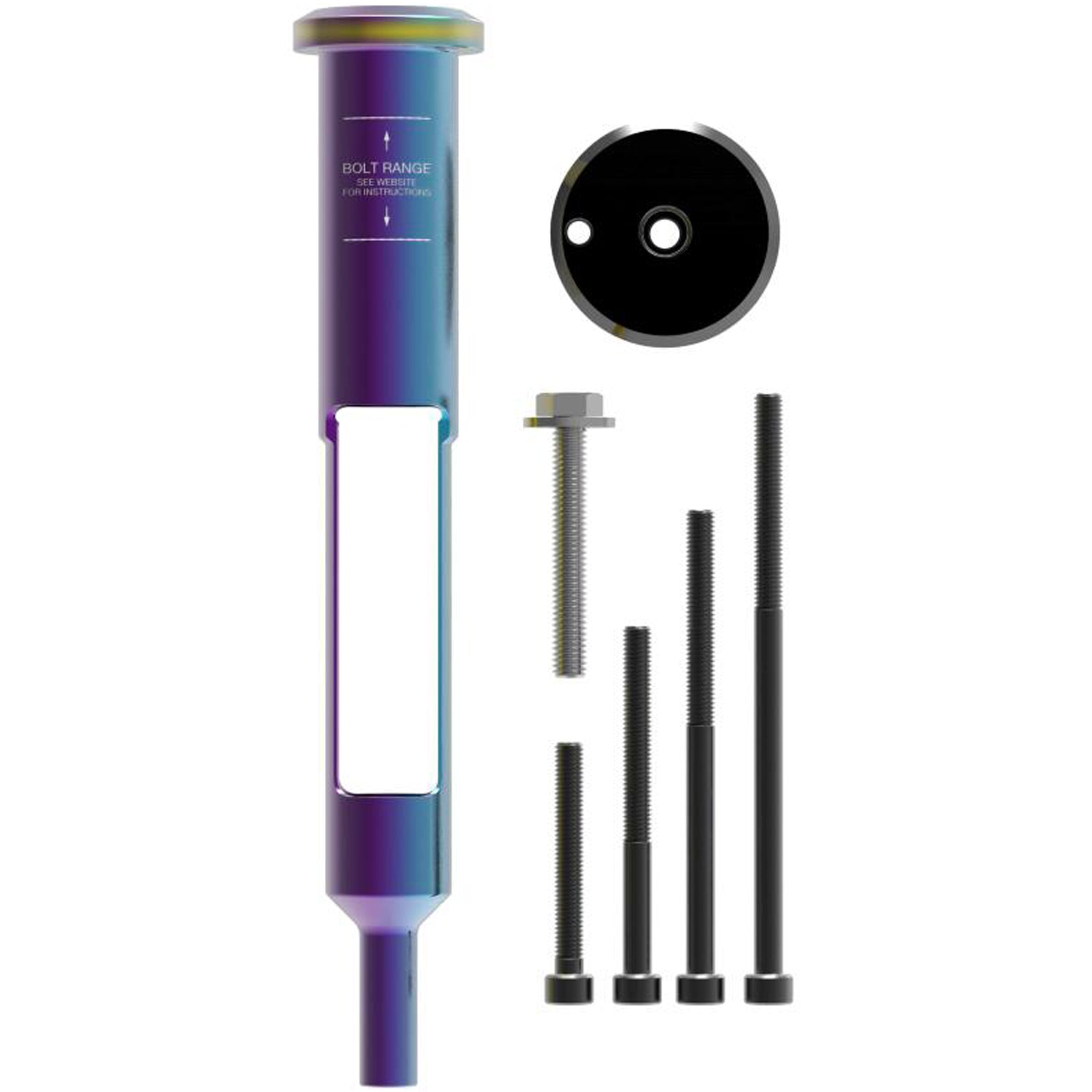 OneUp Components EDC Threadless Carrier, Oil Slick-0