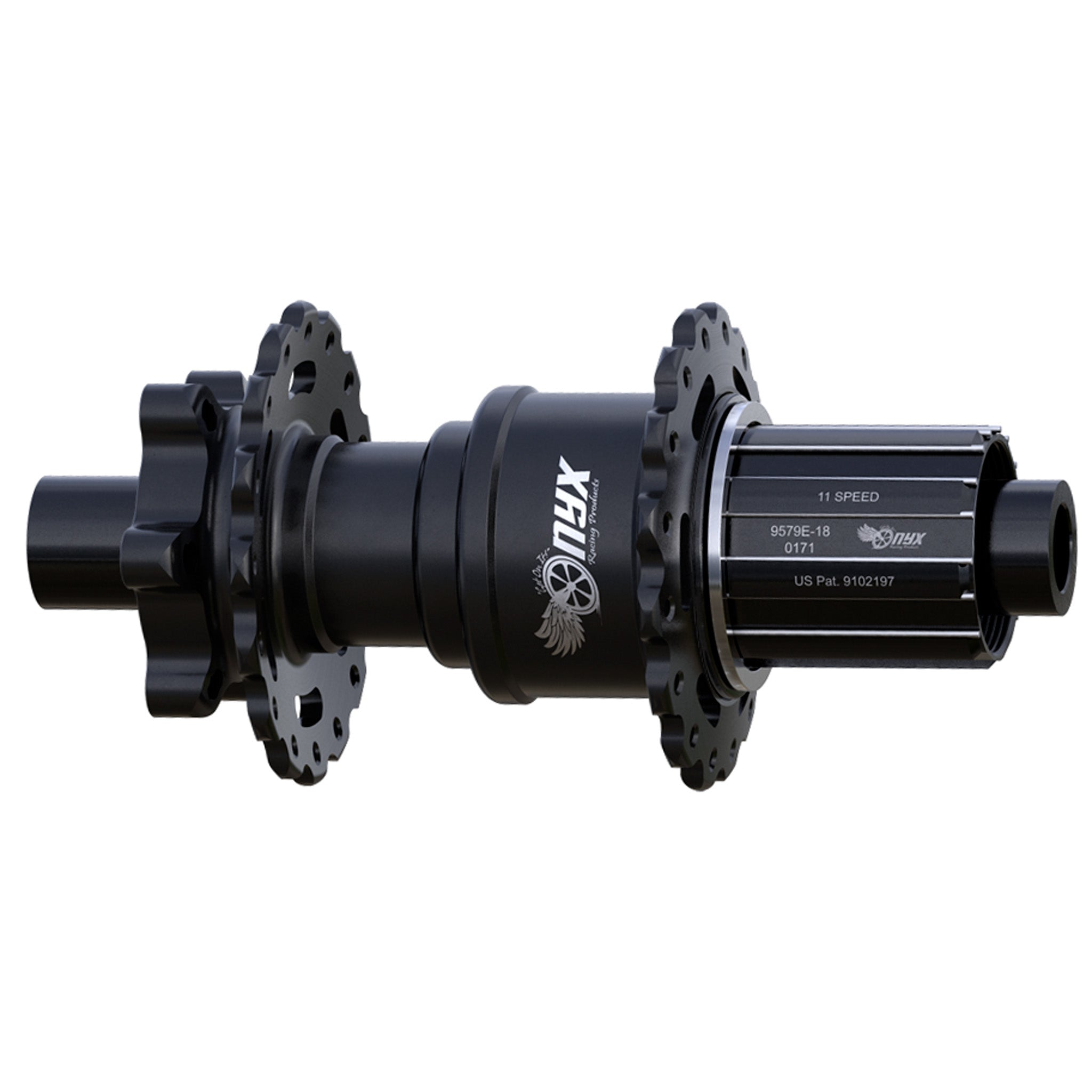 Onyx Racing Vesper R TA Hub, 12x148mm HG 32h - Matte Black-0