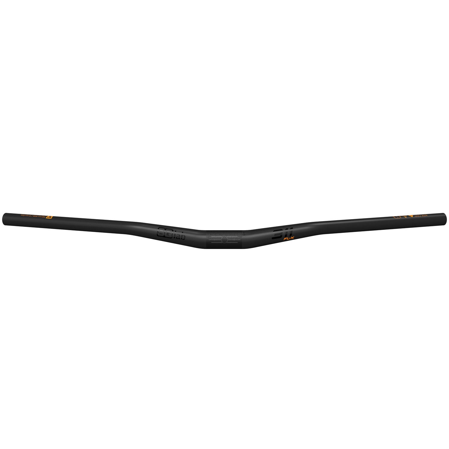 SQlab 311 FL-X Carbon Riser Bar, (31.8) 15mm/740mm - Black-0