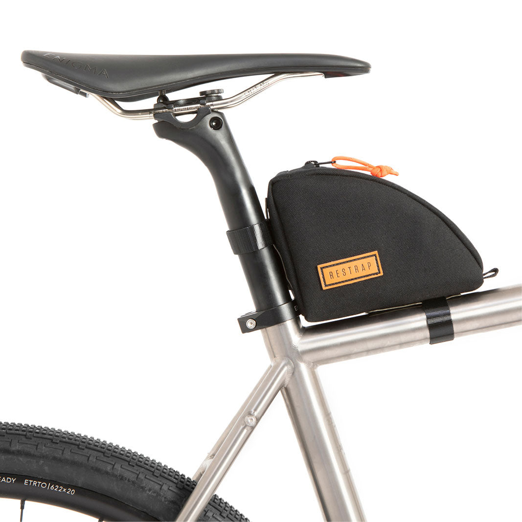 Restrap Rear Top Tube Bag, Black-0