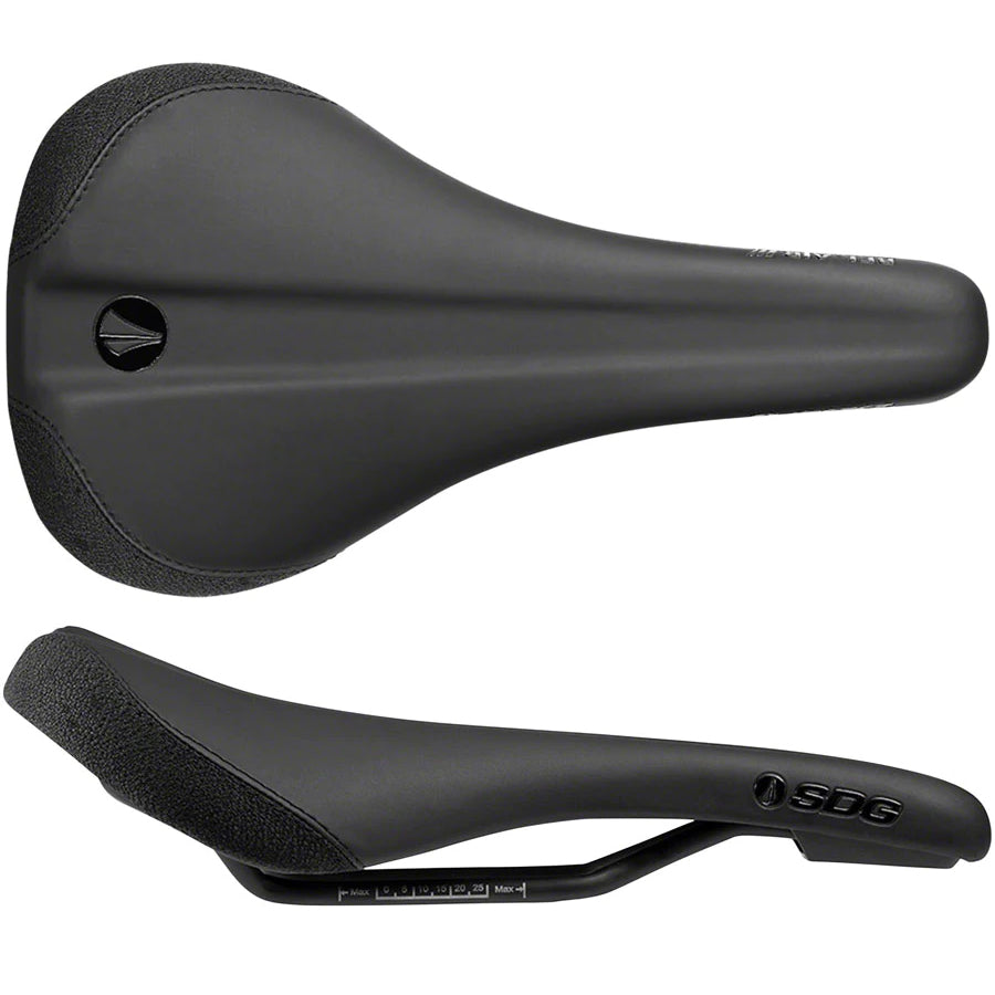 SDG Bel-Air V3 Traditional Saddle, Steel Rails, Black-0