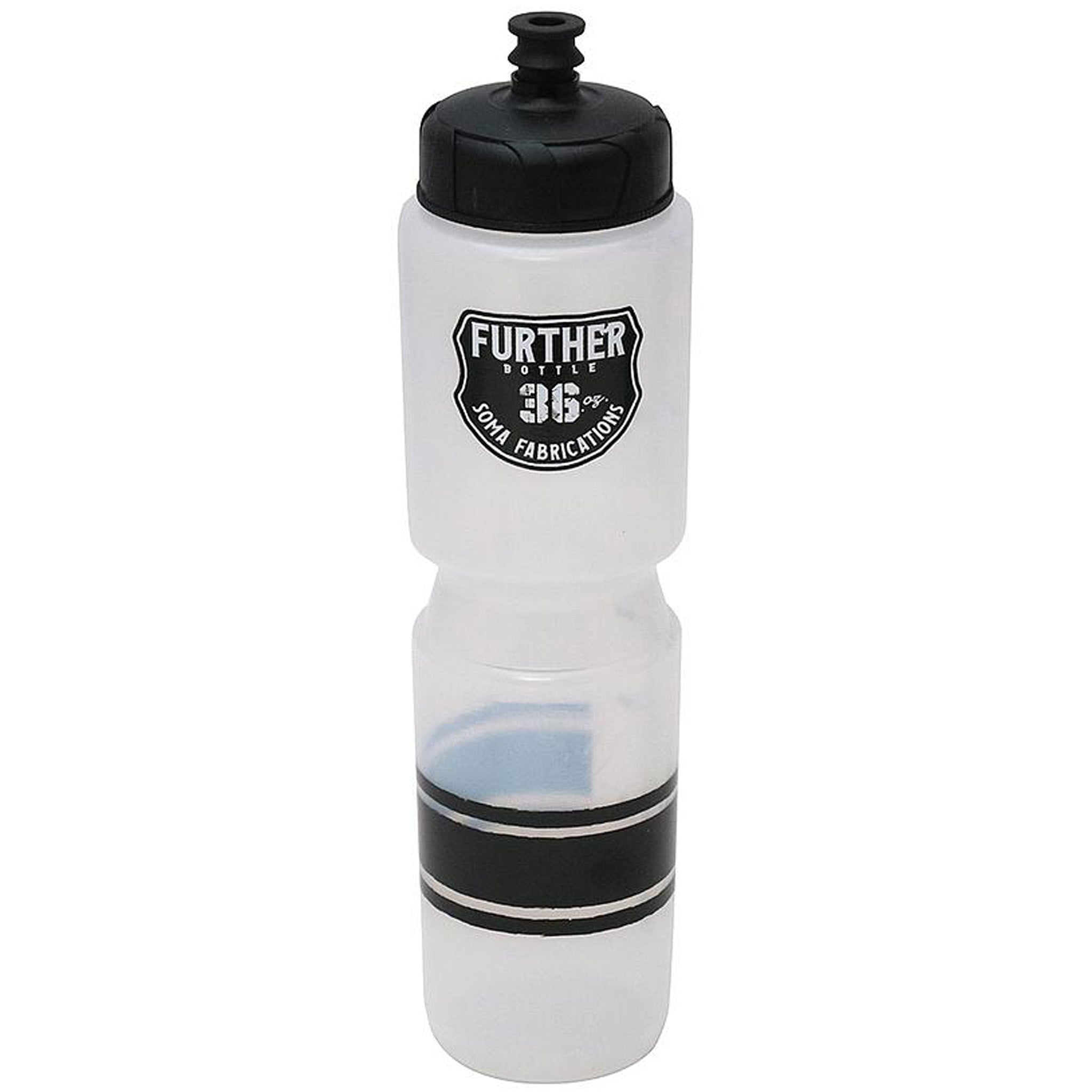 Soma Further Soft Bite Water Bottle, Clear/Black, 36oz-0