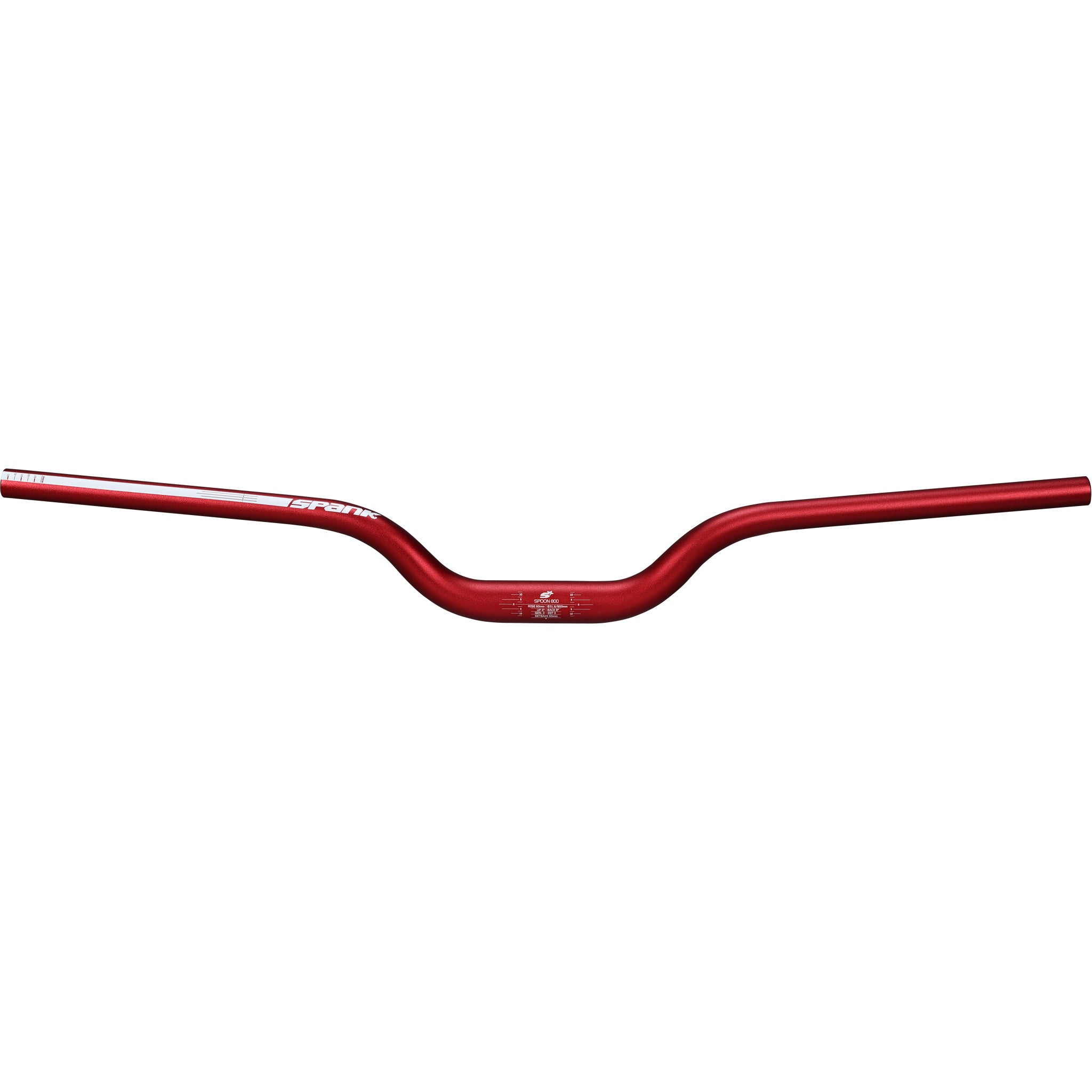 Spank Spoon 800 Riser Bar, (31.8) 60mm/800mm, Red-0