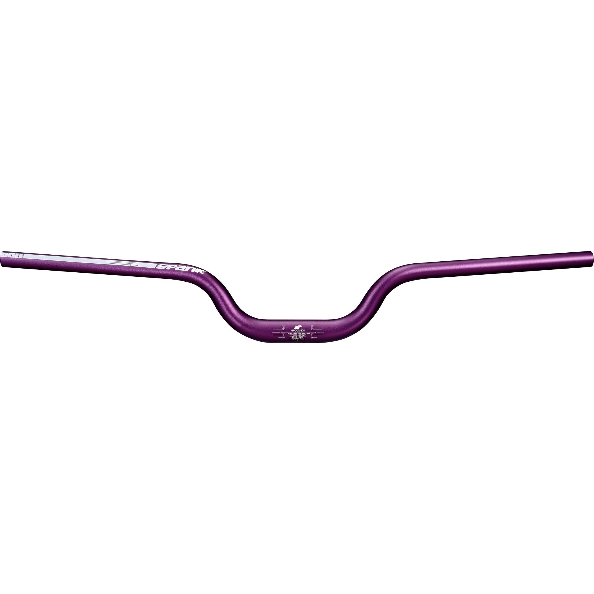 Spank Spoon 800 Riser Bar, (31.8) 75mm/800mm, Purple-0
