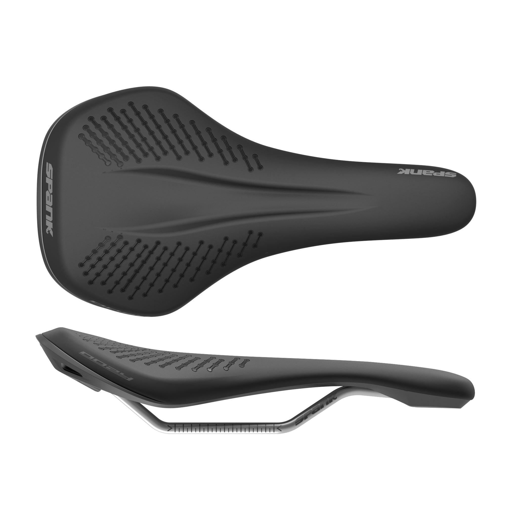Spank Oozy 220 Saddle, Black/Gray-0