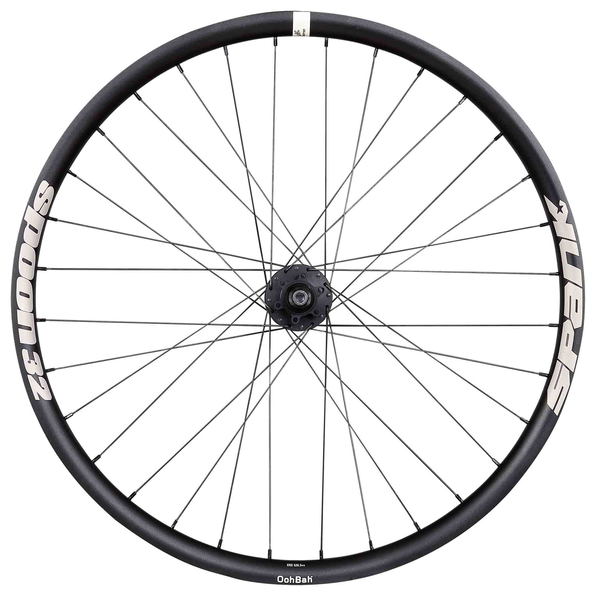 Spank Spoon 32  26" Rear Wheel, 135mm BO, 32h - Black-0