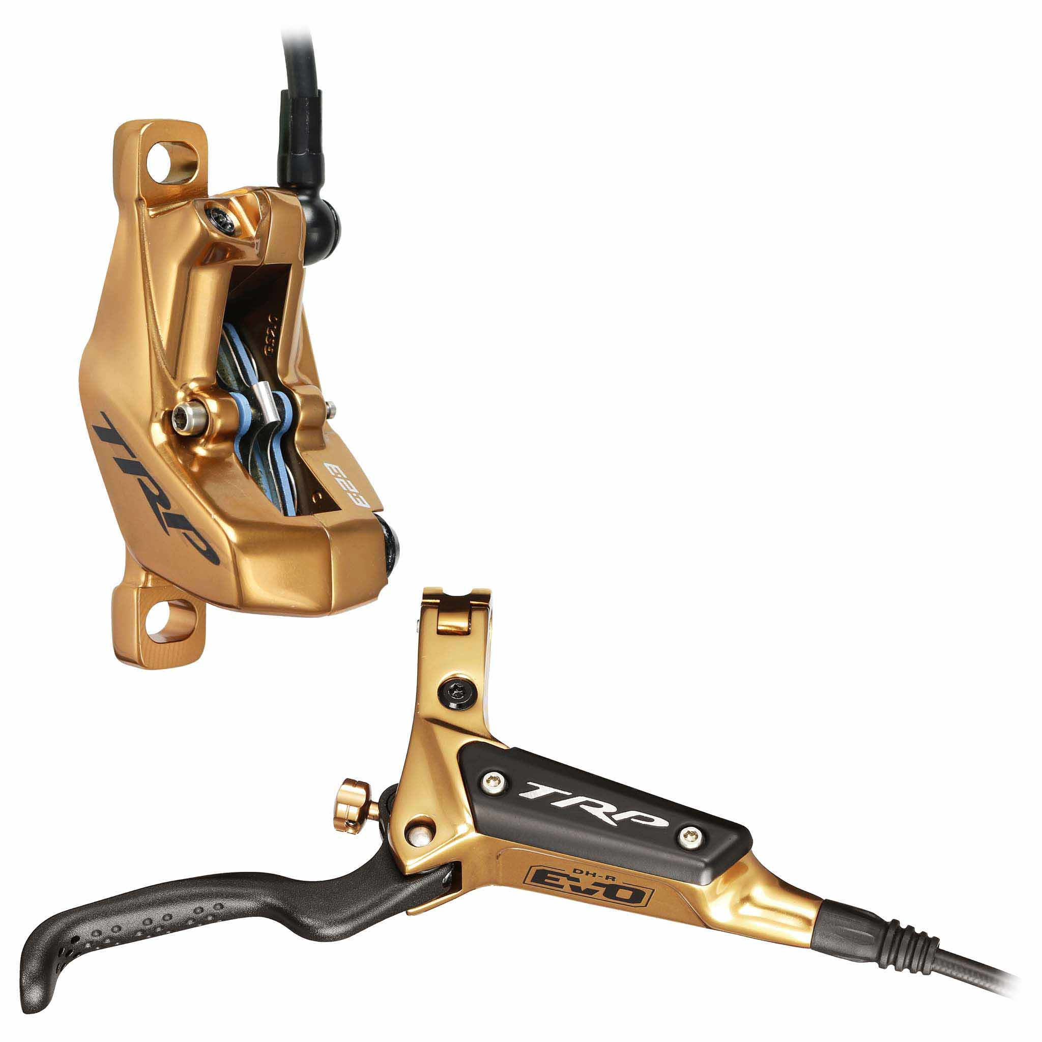 TRP DHR EVO Disc Brake, Rear/Right - Gold (HD-M846)-0