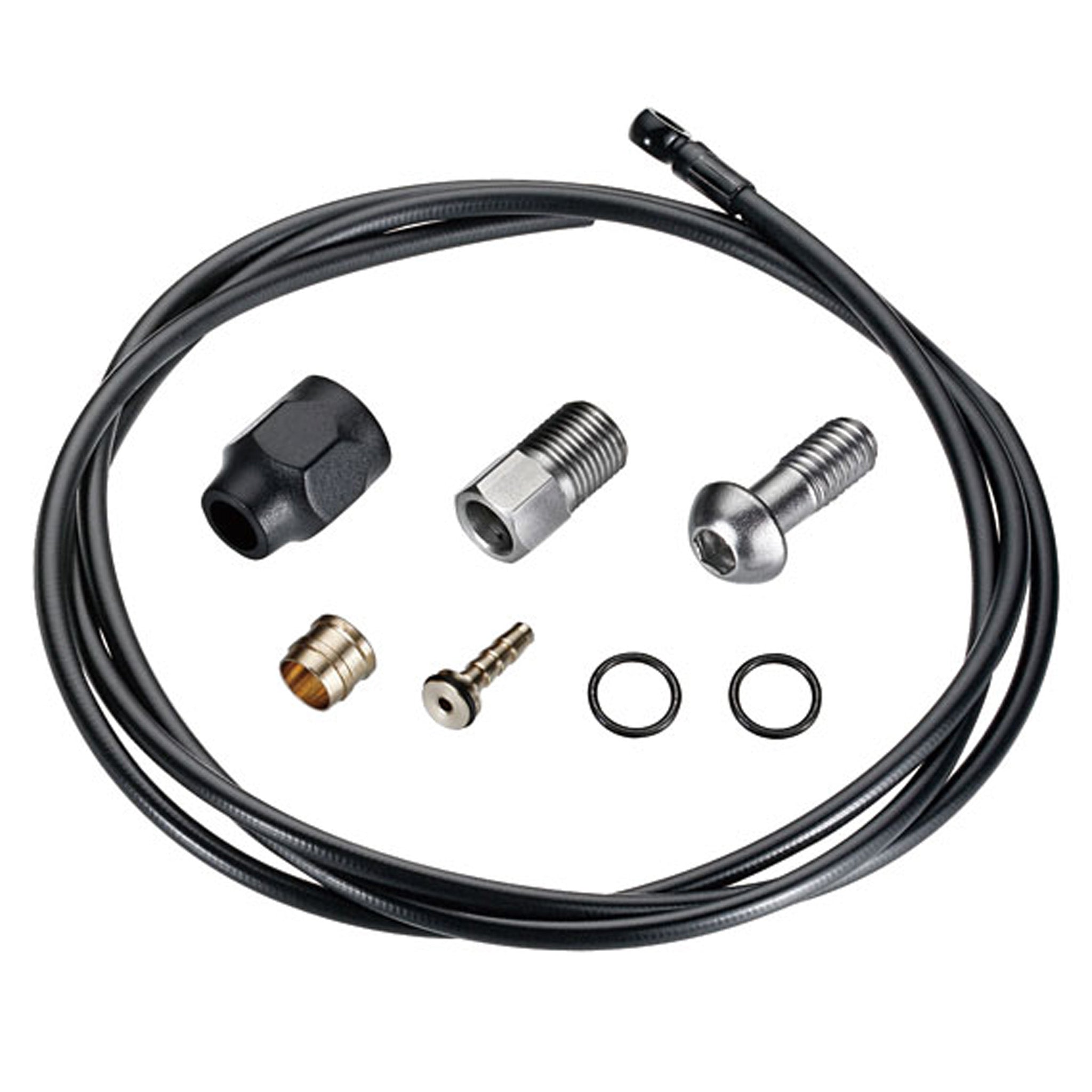 TRP Hose Replacement Kit with Banjo, 5.0 x 2000mm Black-0