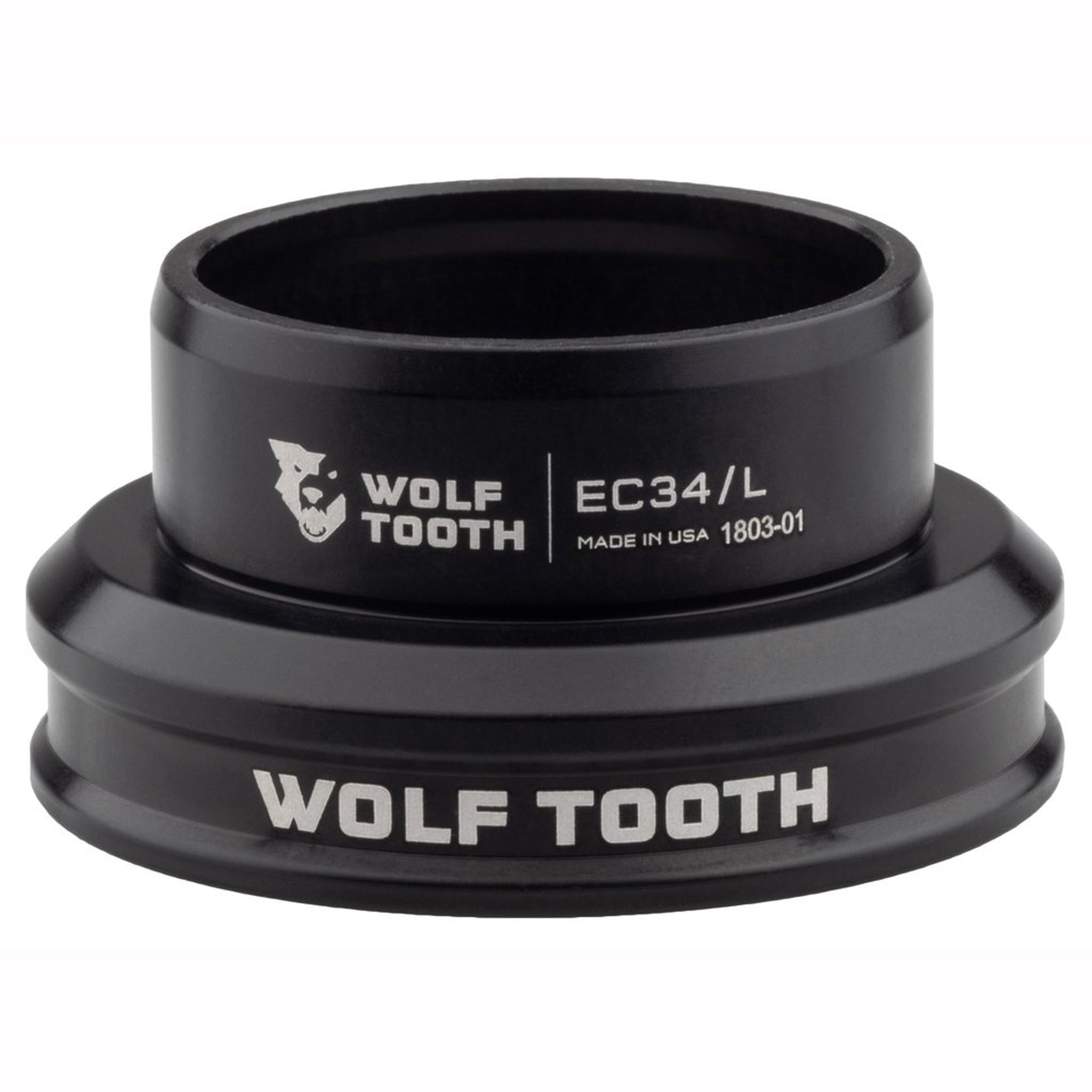 Wolf Tooth Components Lower Headset EC34/30, Black-0