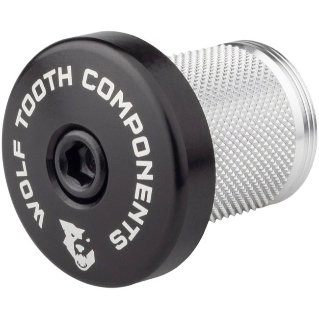Wolf Tooth Components Compression Plug With Integrated Spacer Stem Cap, Blac-0