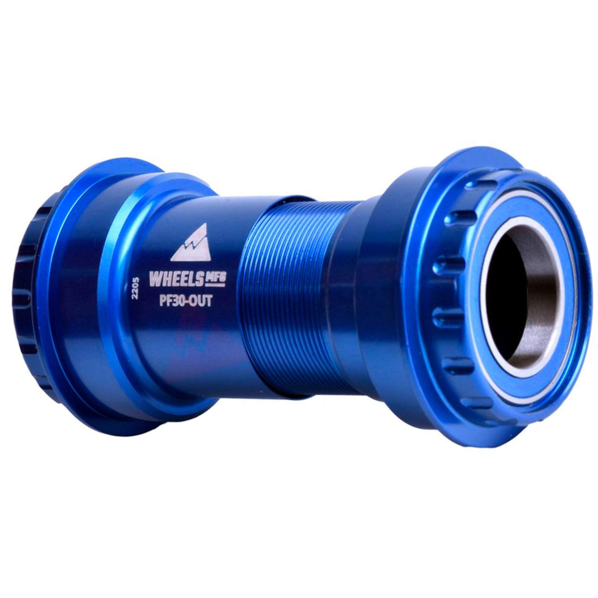 Wheels Mfg PF30 to Outboard BB, 24mm Base Model, Blue  -0