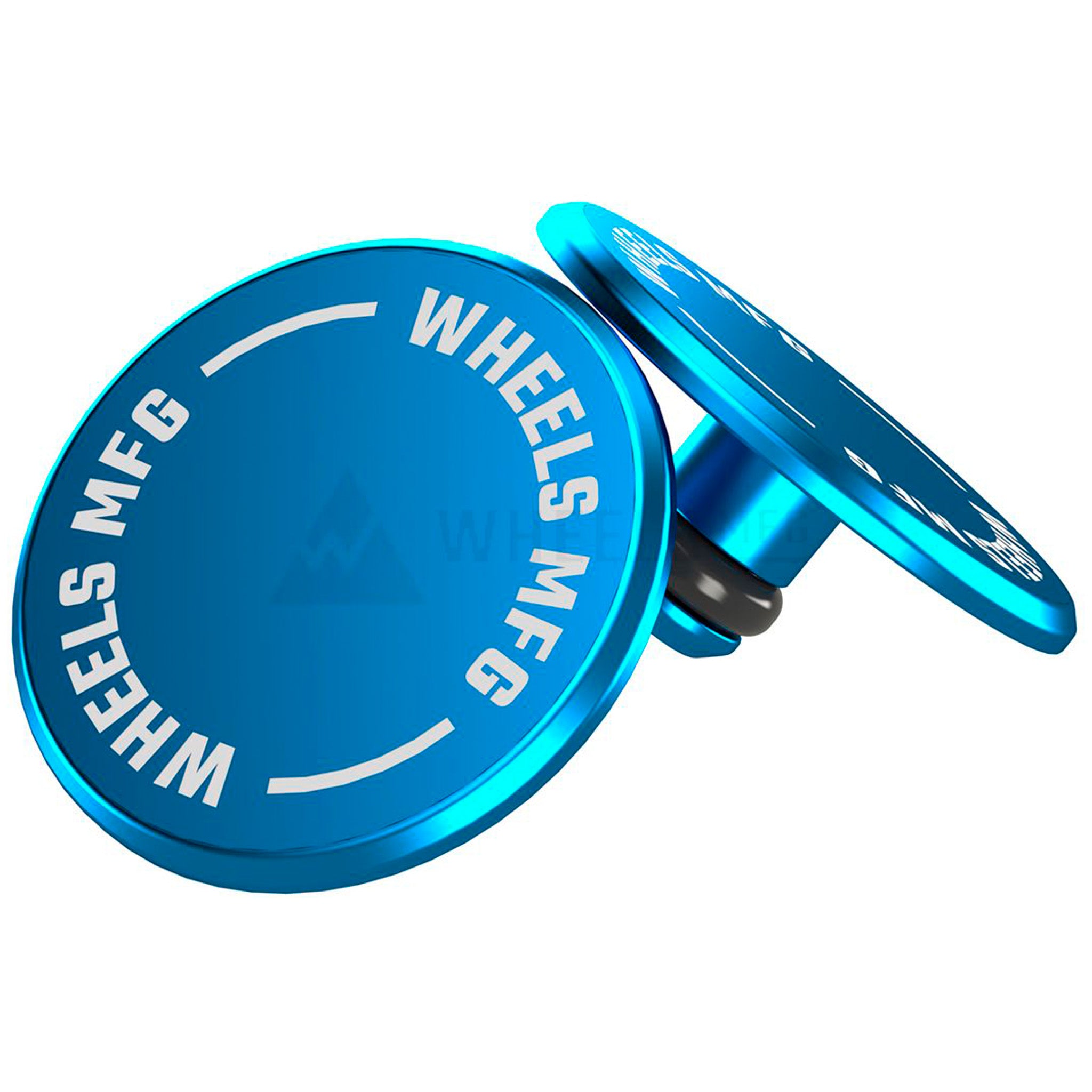 Wheels Mfg Thru-Axle Cap Set - Teal-0