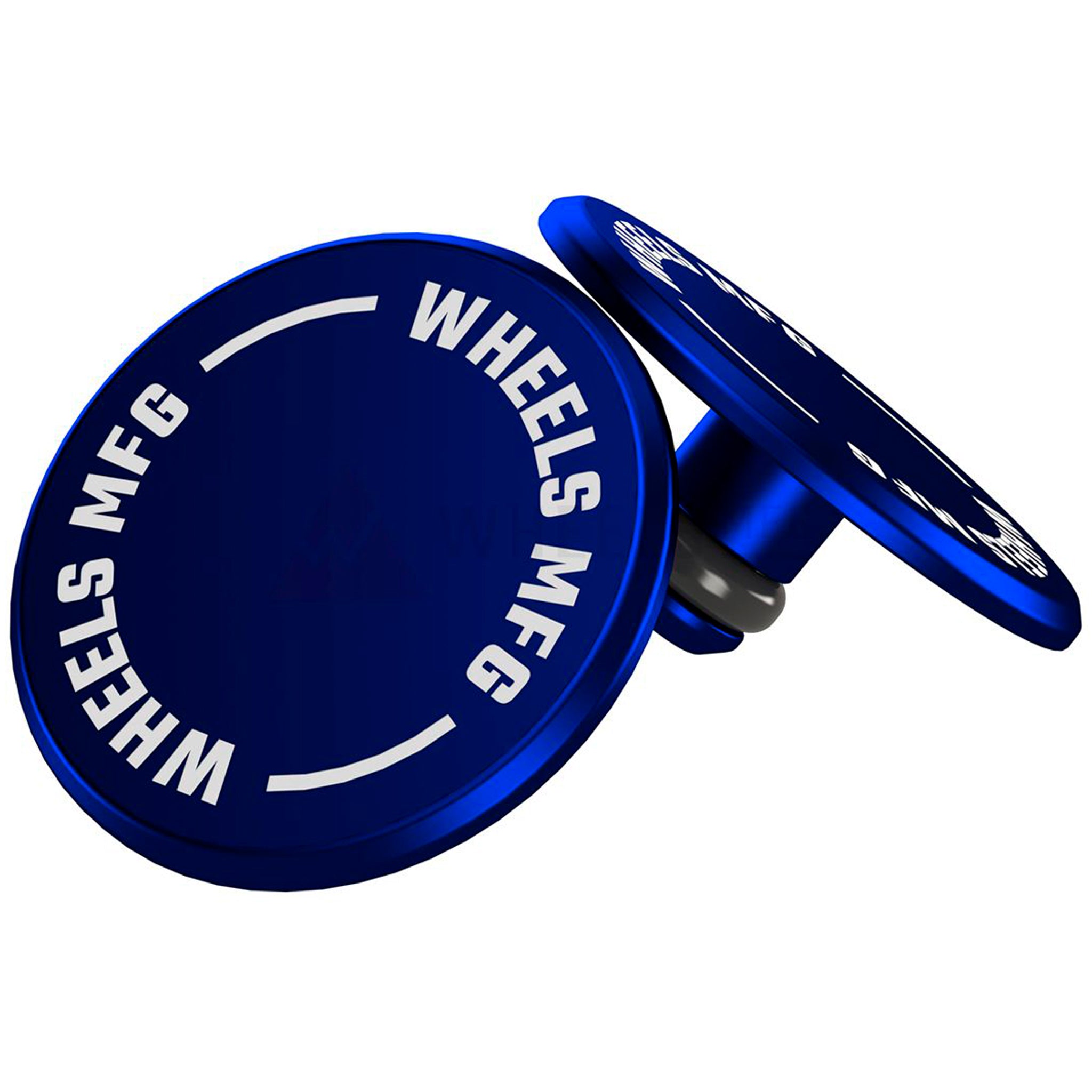 Wheels Mfg Thru-Axle Cap Set - Blue-0