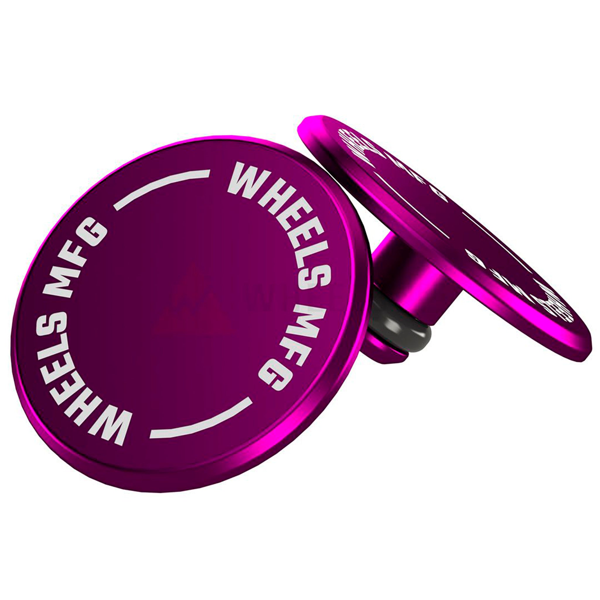 Wheels Mfg Thru-Axle Cap Set - Purple-0