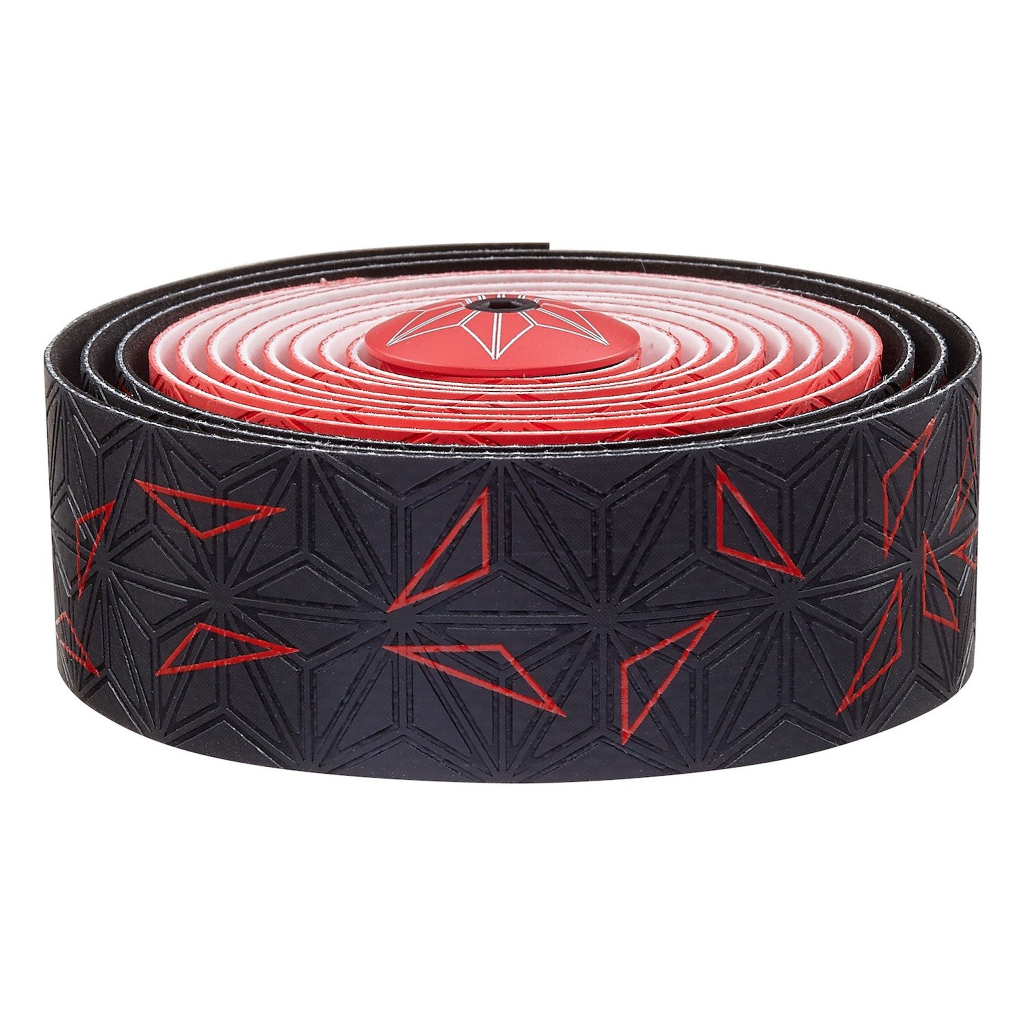 Supacaz Super Sticky Kush Bar Tape, Starfade, Red/Black-0