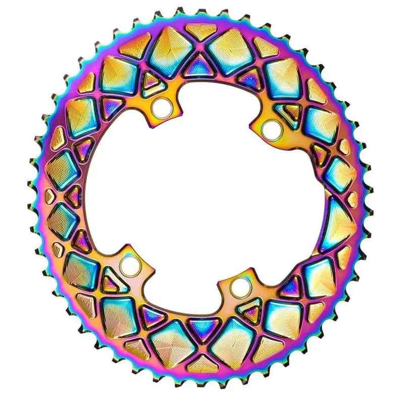 Absolute Black Premium Oval Road 52T, Shimano 9100/8000 - PVD NLS-0