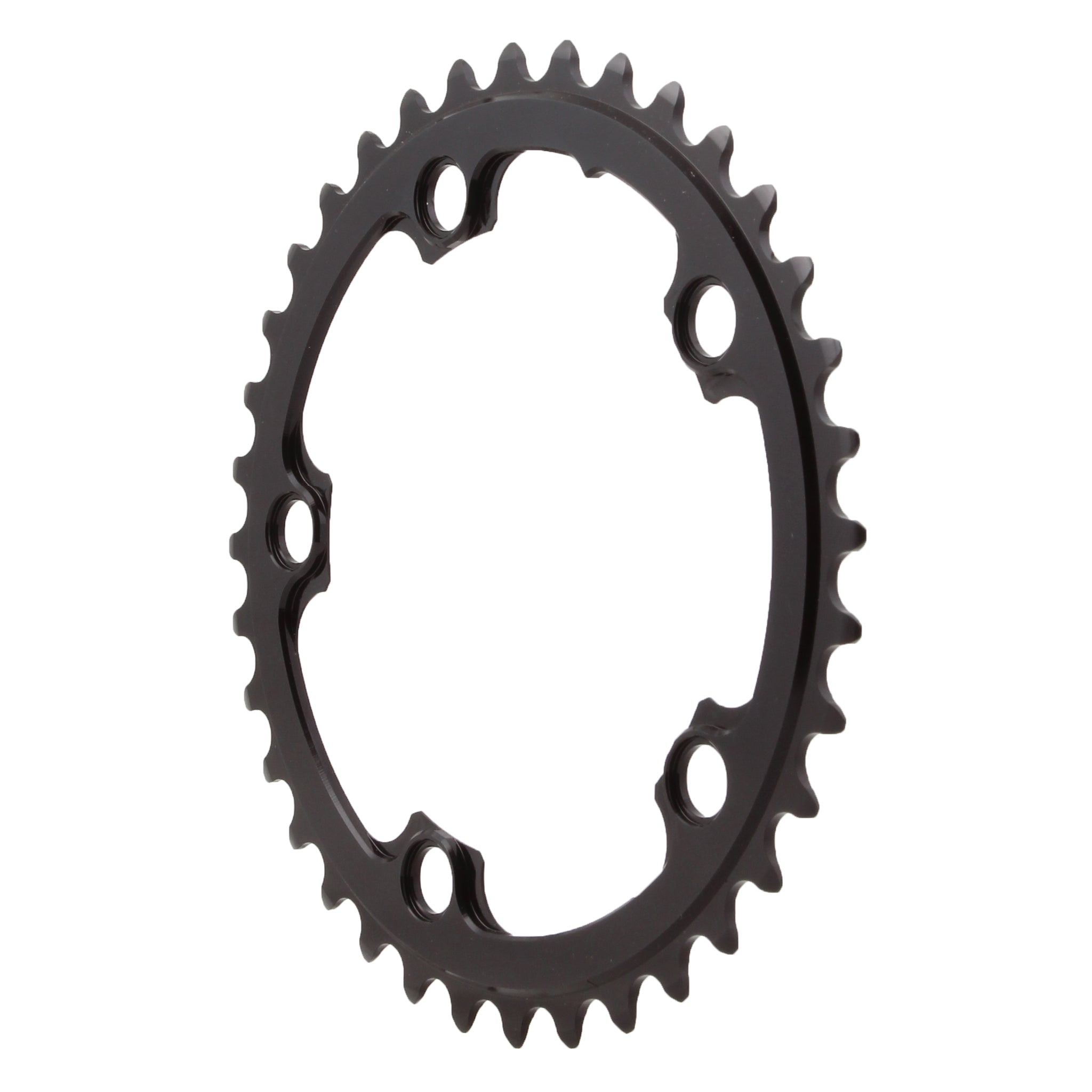 Absolute Black Round Chainring, 5x110BCD 36T - Black-0