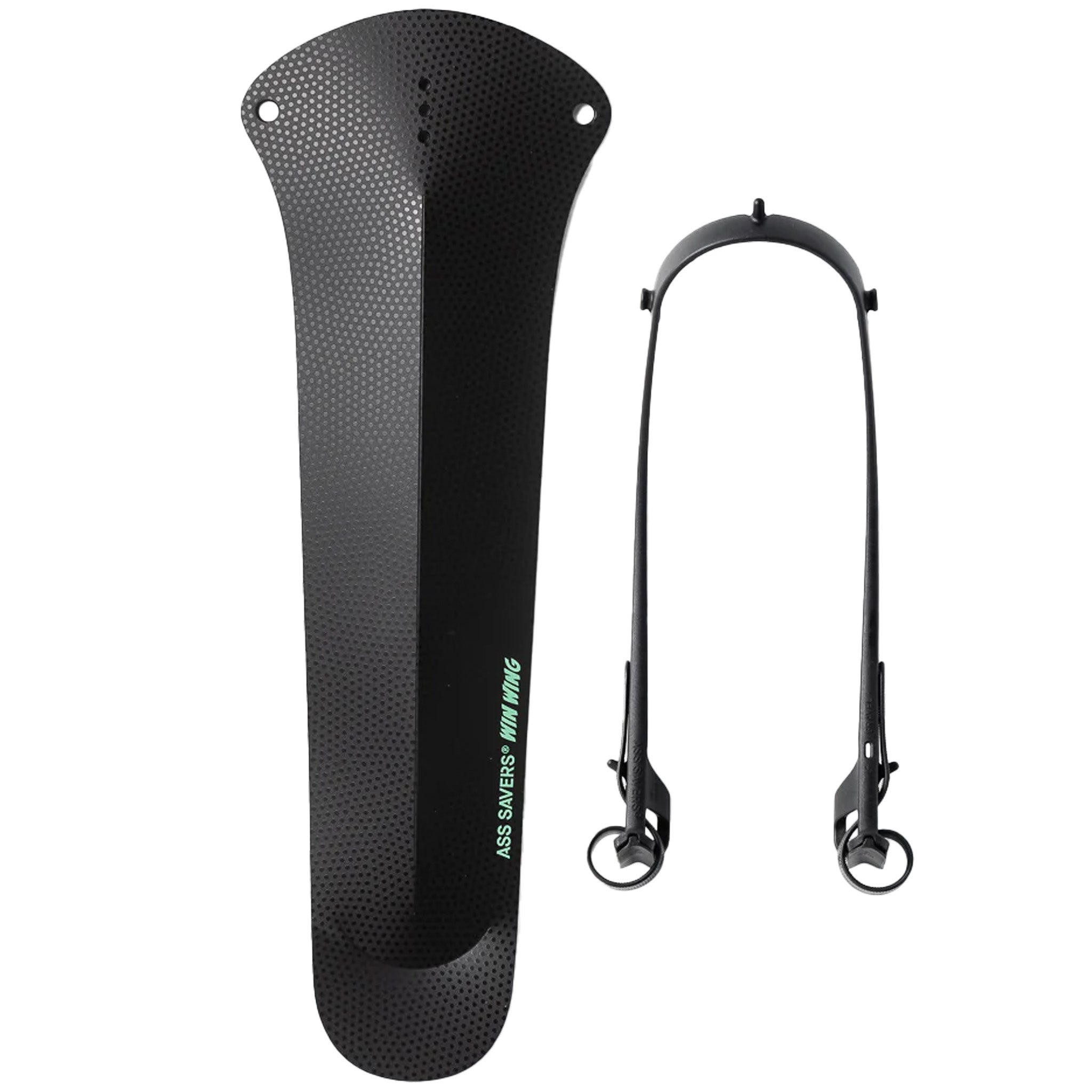 Ass Savers Win Wing 2 Road Fender, Black-0