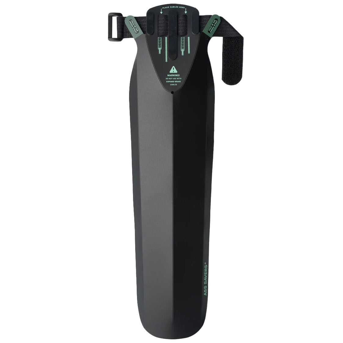 Ass Savers Speed Mullet Fender, Black - Regular SFR-1-0