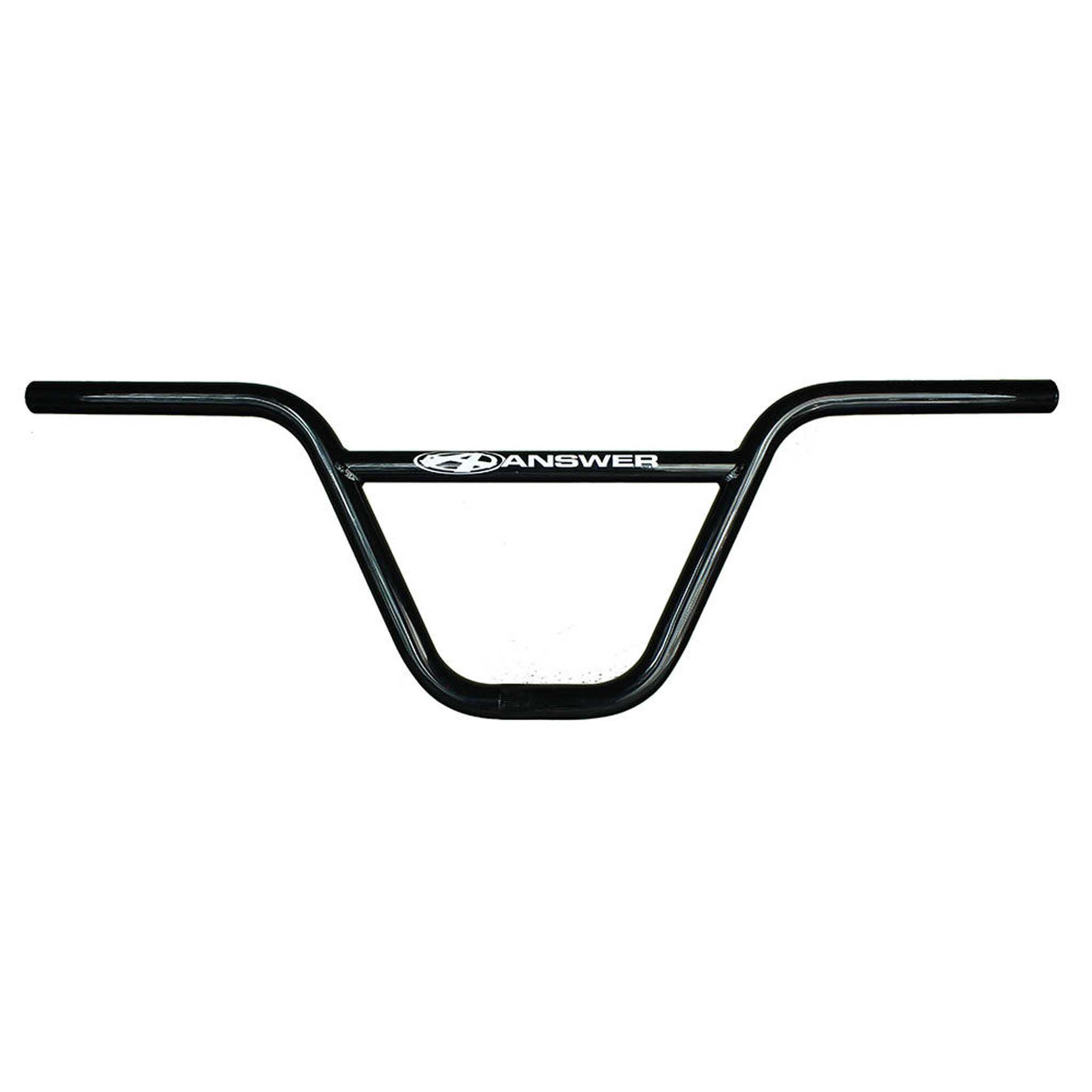 AnswerBMX Pro Flat CrMo BMX Bars, (22.2) 8", Black-0
