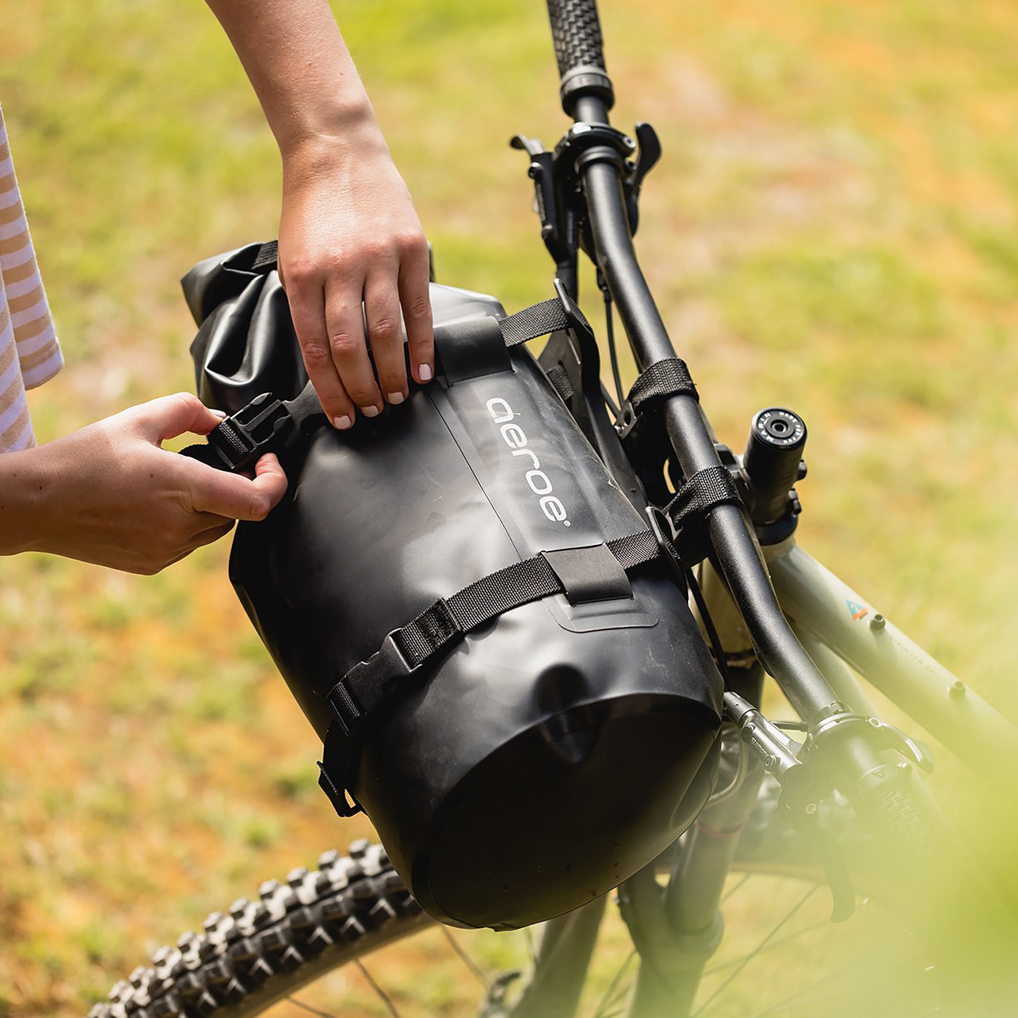 Aeroe Heavy Duty Dry Bag, 12 Liter, Black-3
