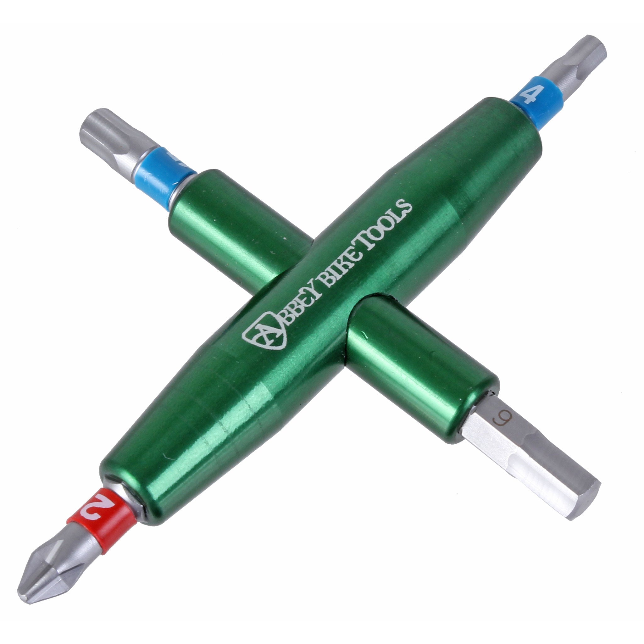 Abbey Tools 4-Way Multi-Tool with 4, 5, 6, #2 Jis Bits-0