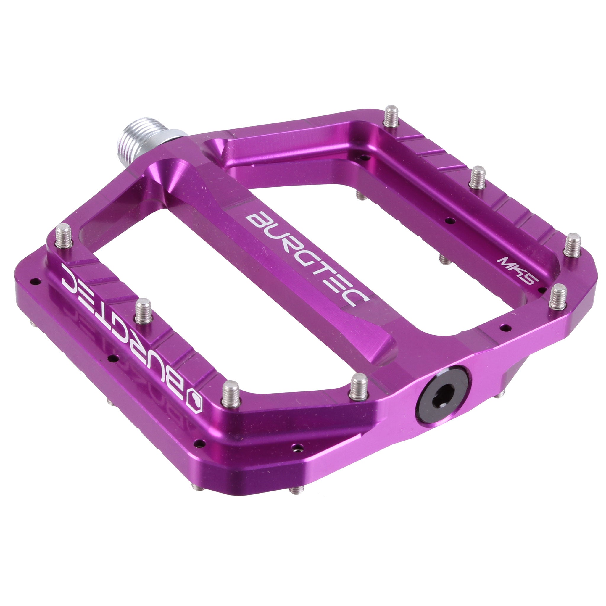 Burgtec Penthouse MK5 Pedals, CrMo, Purple Rain-0