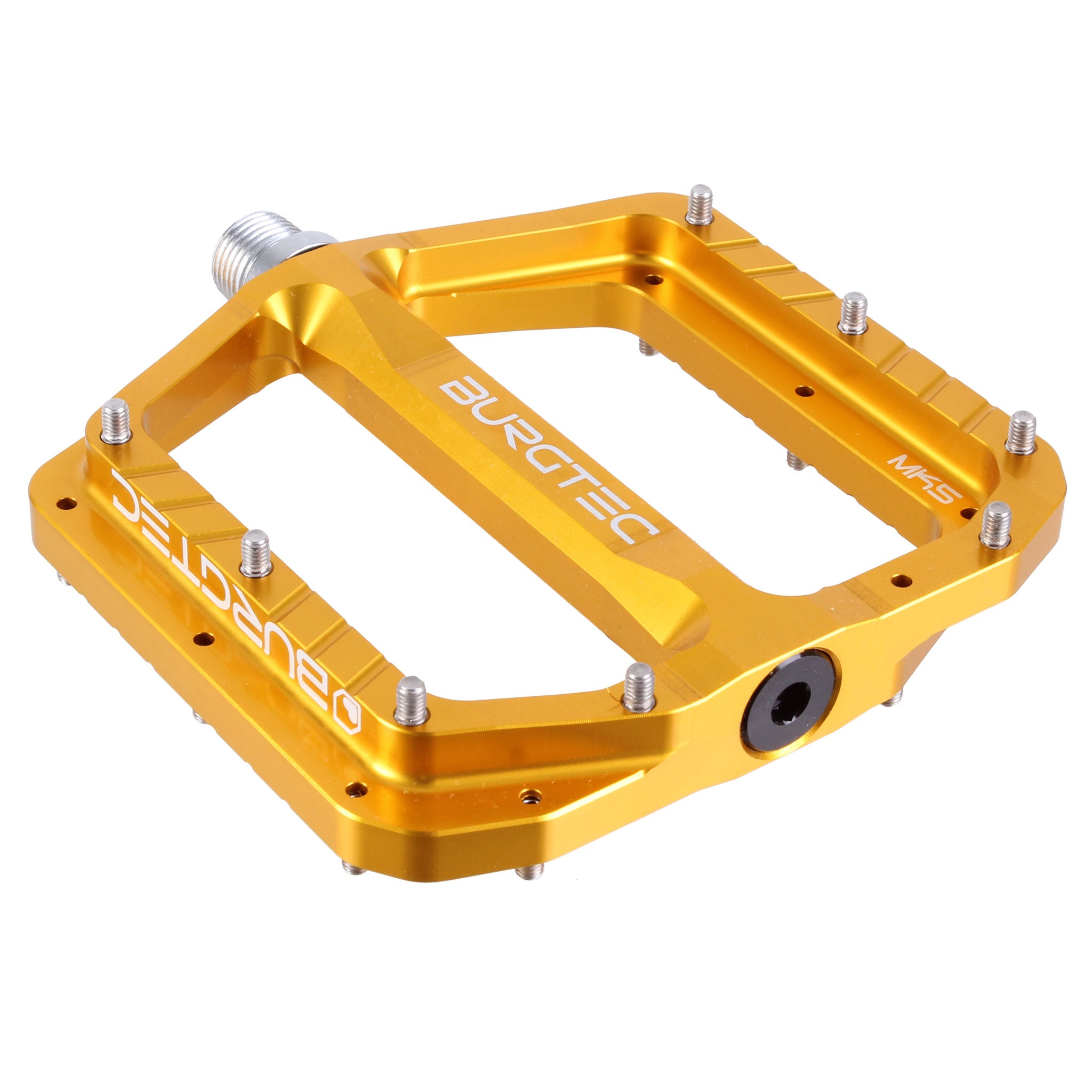 Burgtec Penthouse MK5 Pedals, CrMo, Gold-0