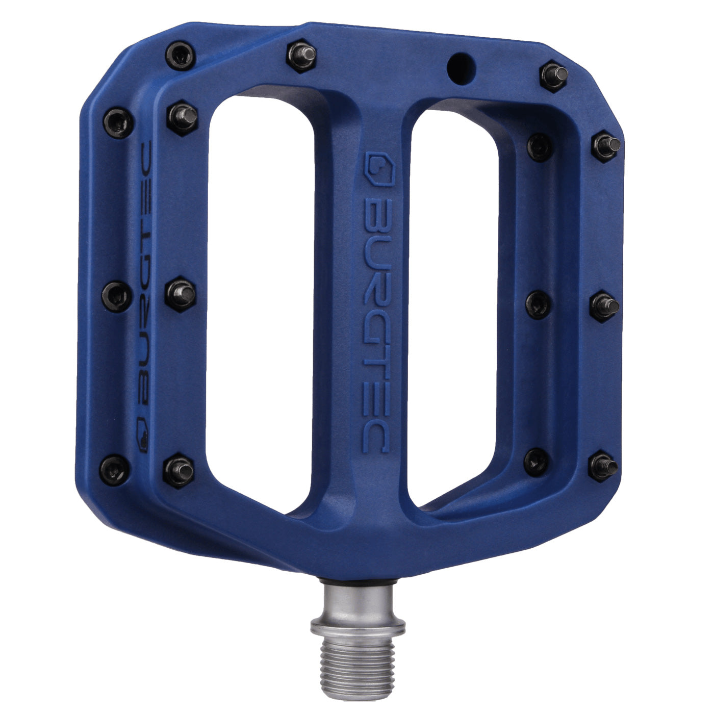 Burgtec MK4 Composite Flat Pedals, Deep Blue-0