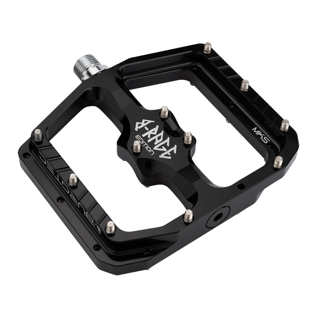 Burgtec Penthouse Flat MK5 B-Rage Edition Pedals, Burg Black-0