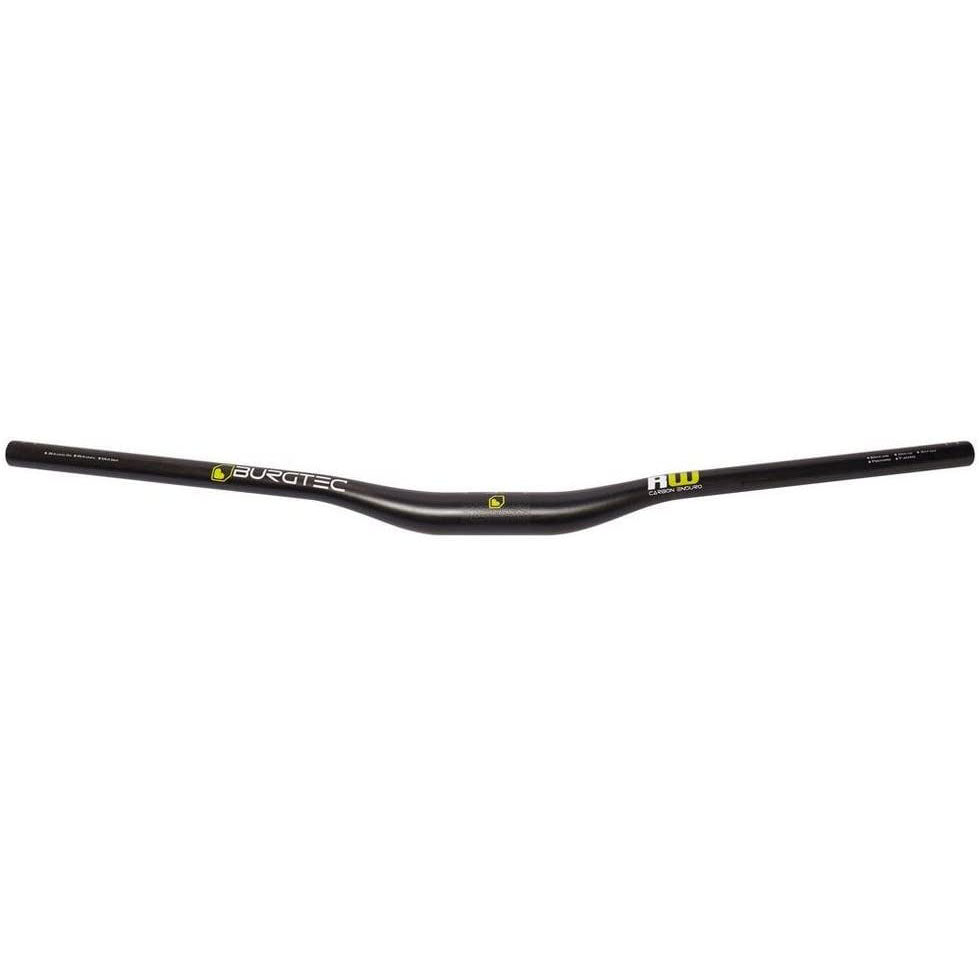 Burgtec Ride Wide Carbon DH Handlebar, (31.8) 20/800, UD Blk-0