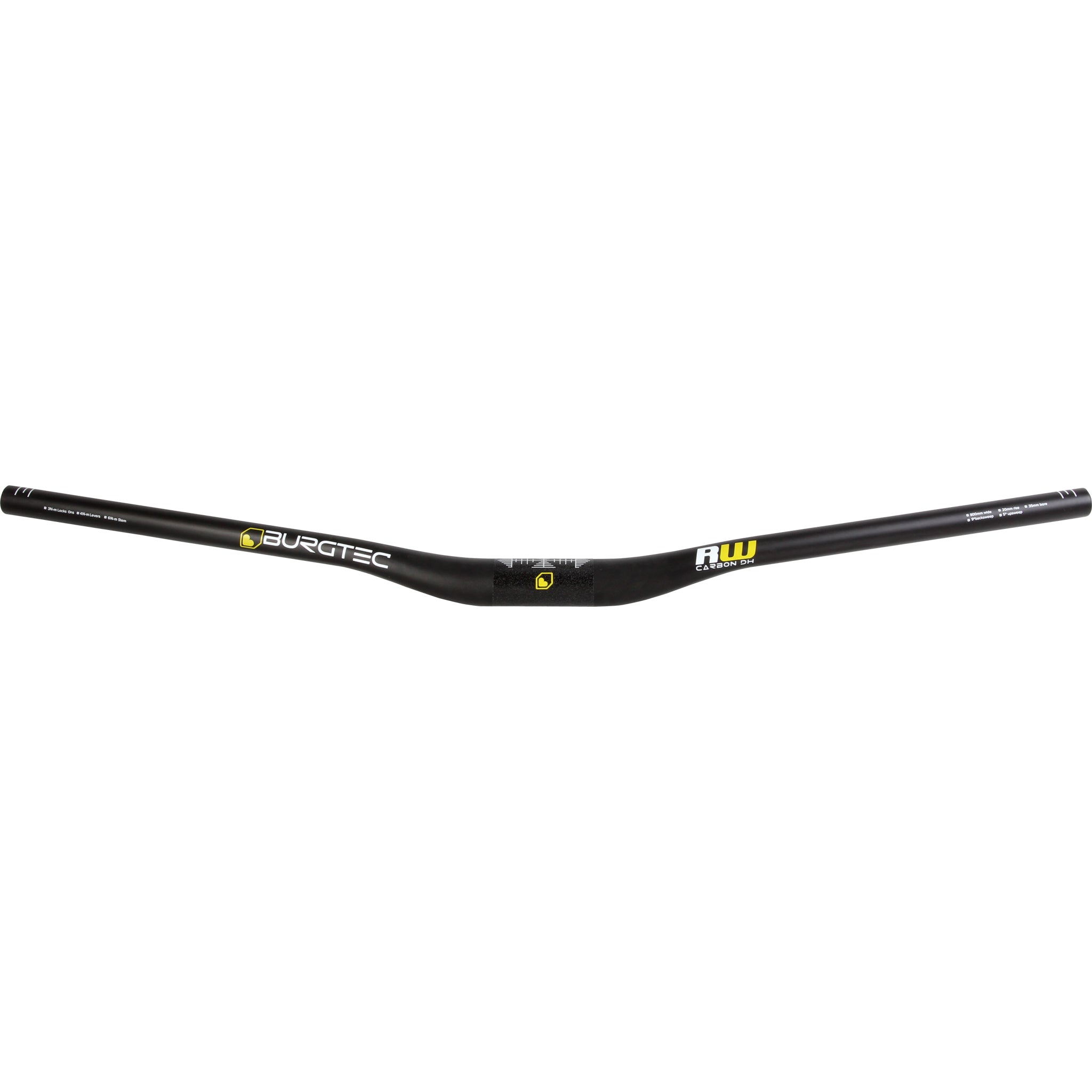Burgtec Ride Wide Carbon DH Riser Bar, (35) 20/800mm, UD Blac-0