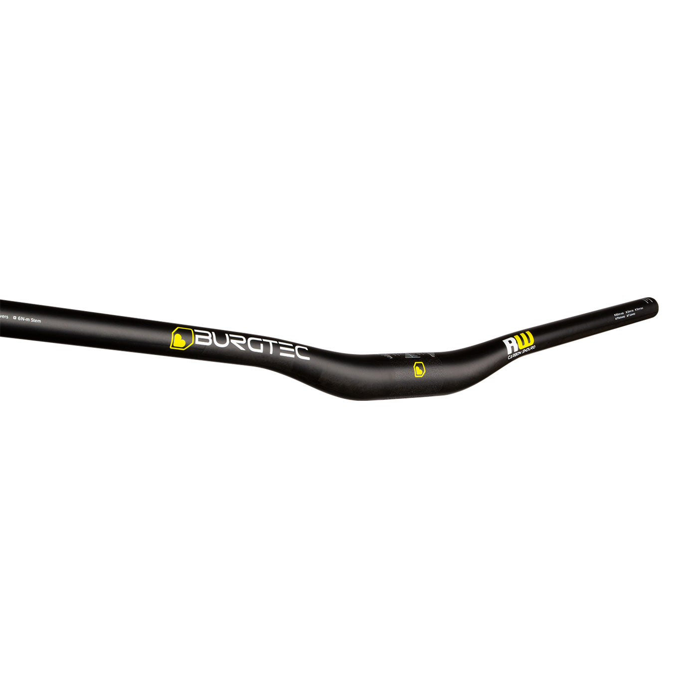 Burgtec Ride Wide Carbon Enduro Riser Bar, (35) 20/800mm, UD-0